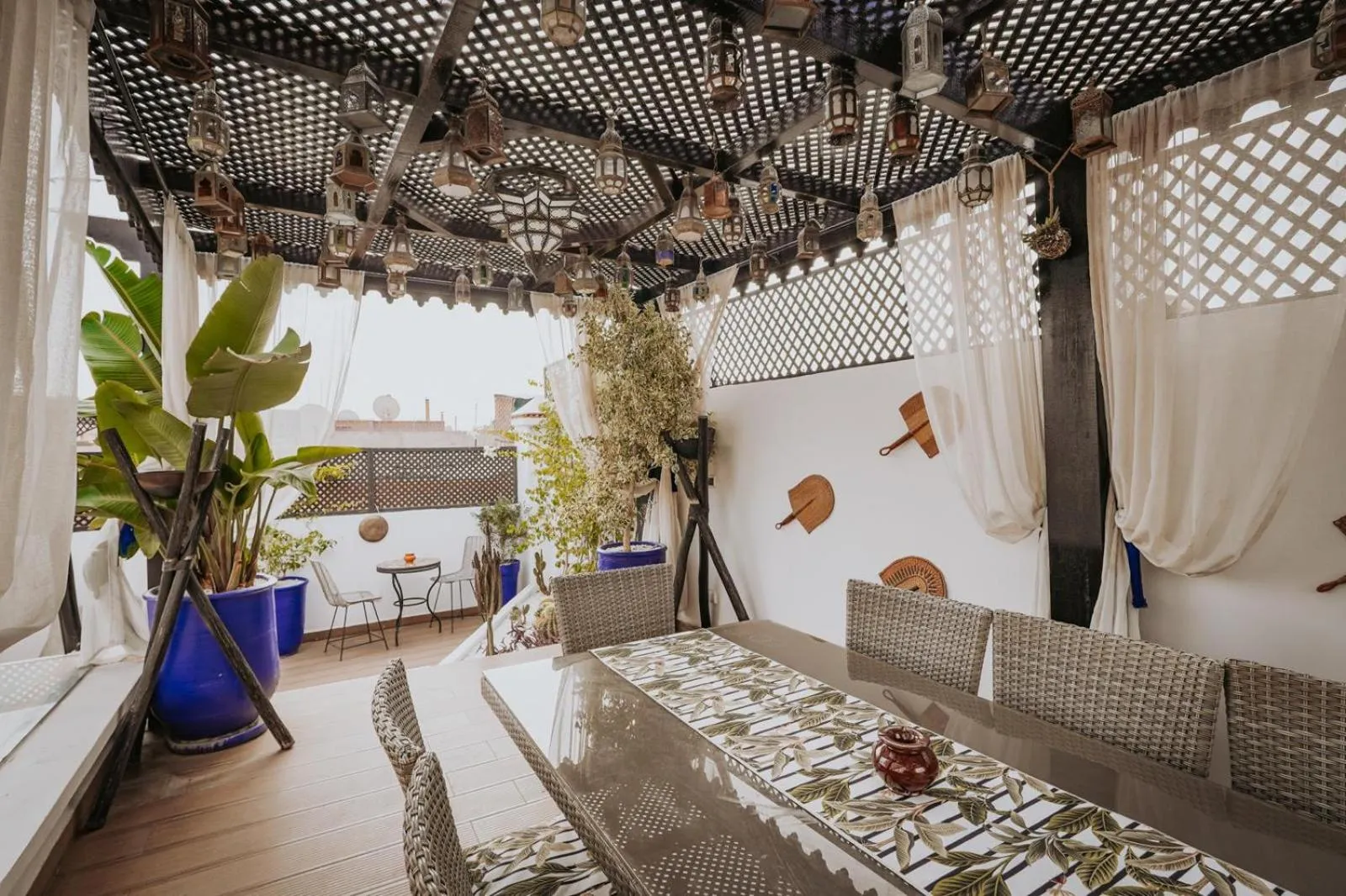 Patio in RIAD NOLITA & SPA Kasbah