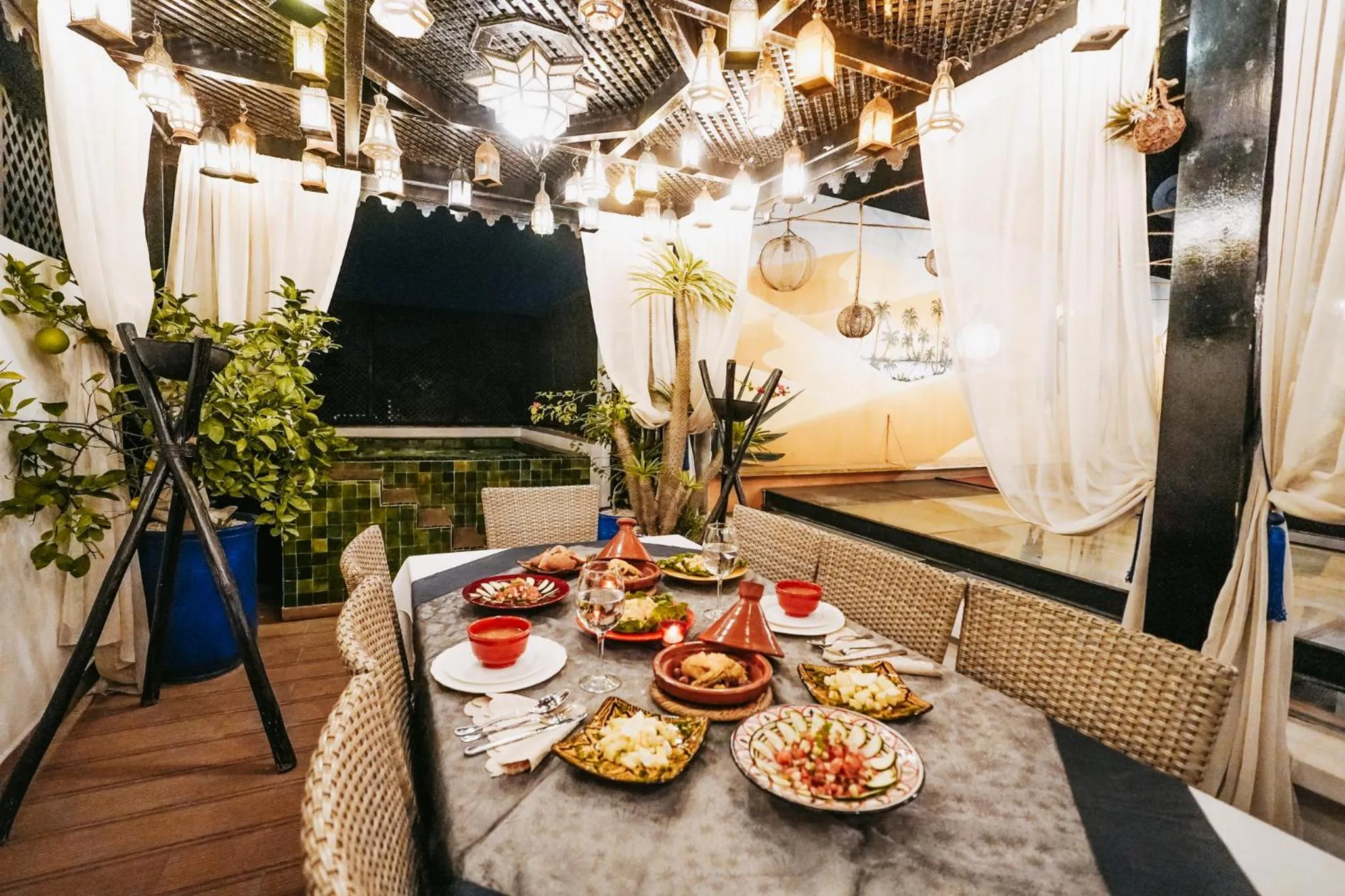 Balcony/Terrace in RIAD NOLITA & SPA Kasbah