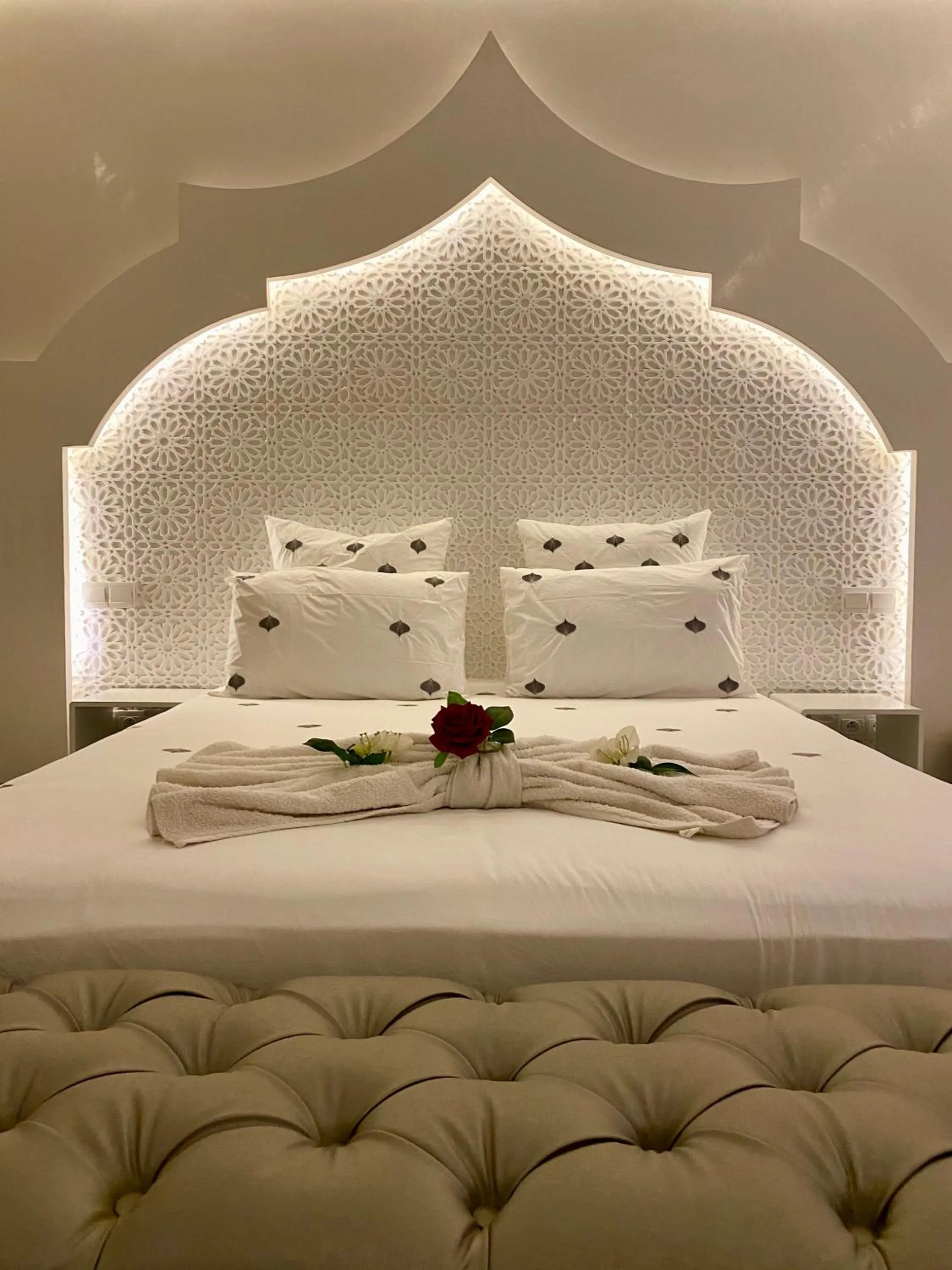 Bed in RIAD NOLITA & SPA Kasbah