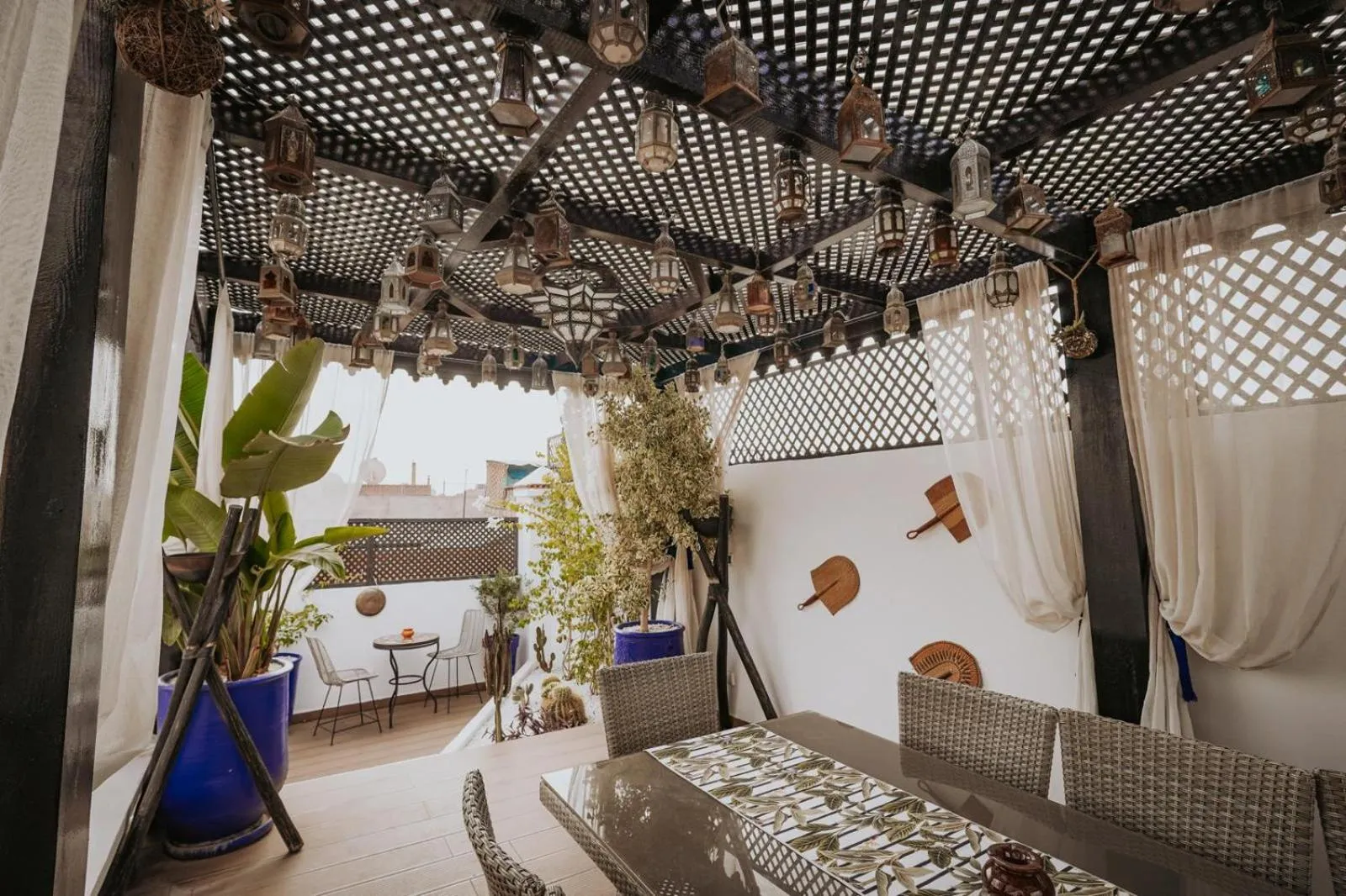 Seating area, Bed in RIAD NOLITA & SPA Kasbah