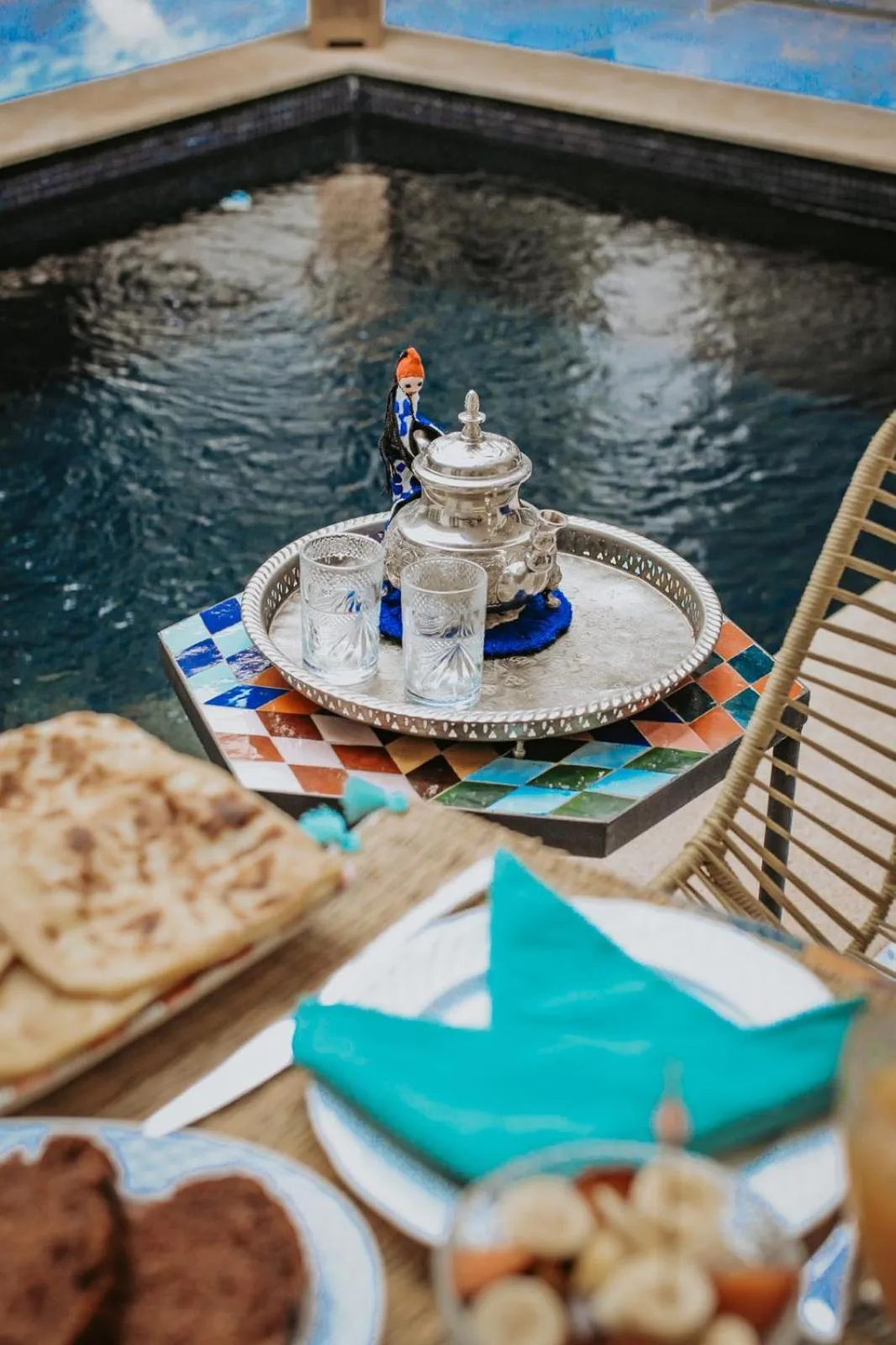 Pool view in RIAD NOLITA & SPA Kasbah