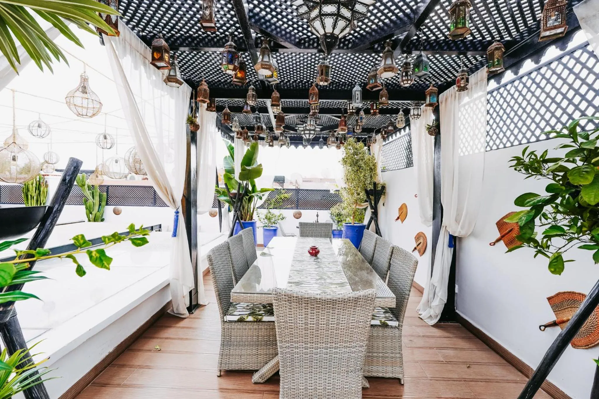 Balcony/Terrace in RIAD NOLITA & SPA Kasbah