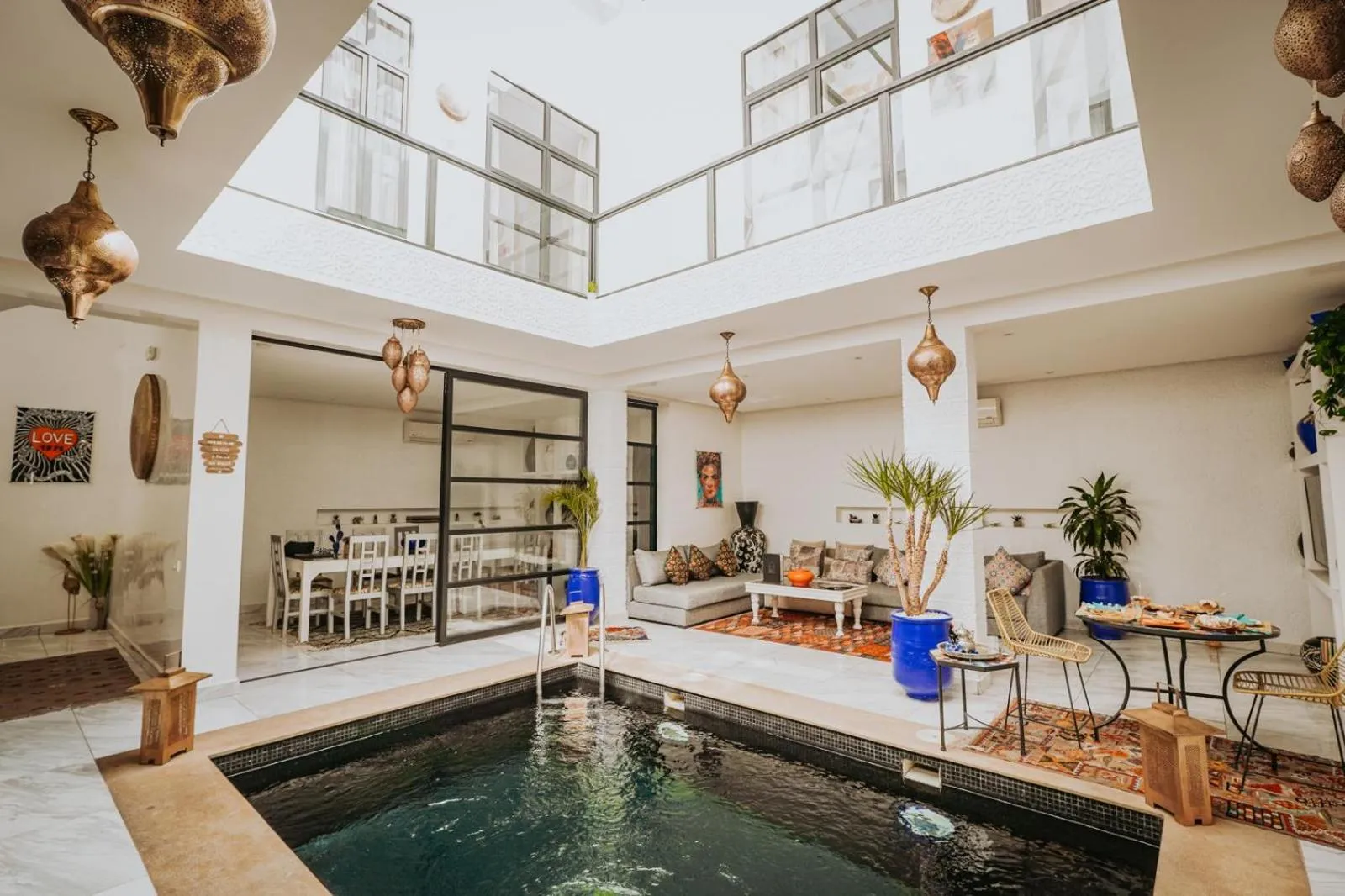 Pool view in RIAD NOLITA & SPA Kasbah