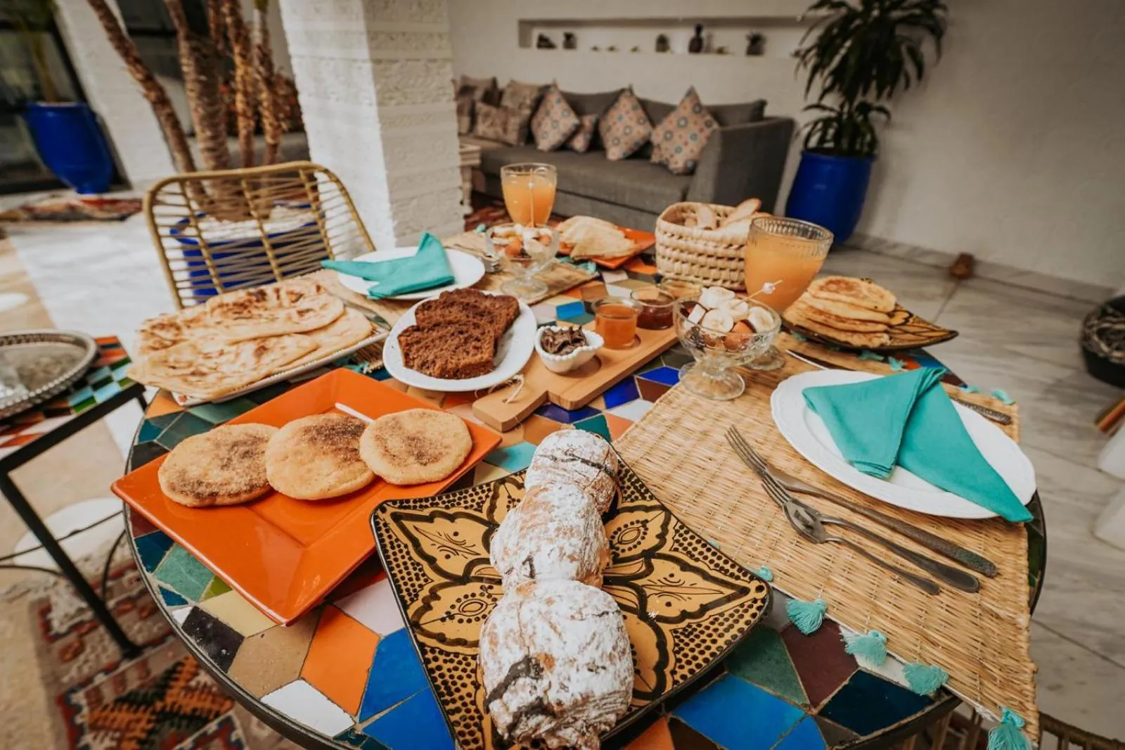 Continental breakfast in RIAD NOLITA & SPA Kasbah