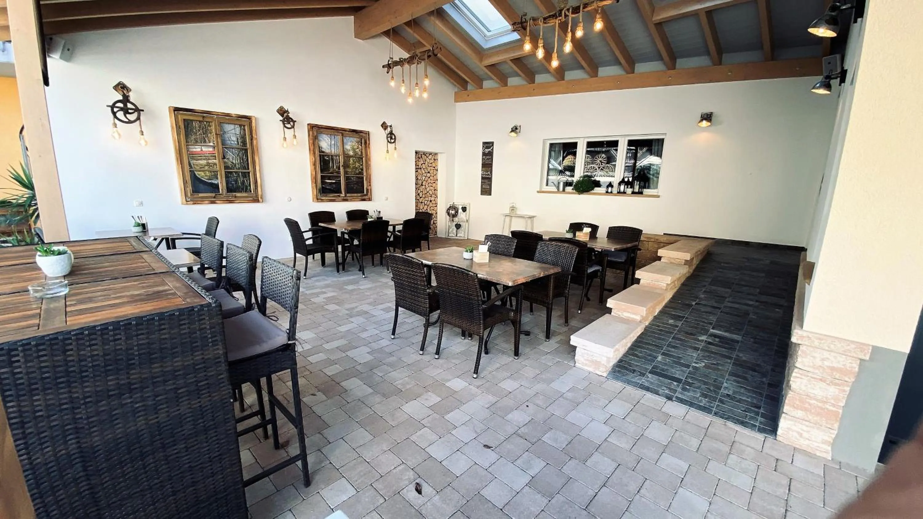 Patio in Hotel Engel