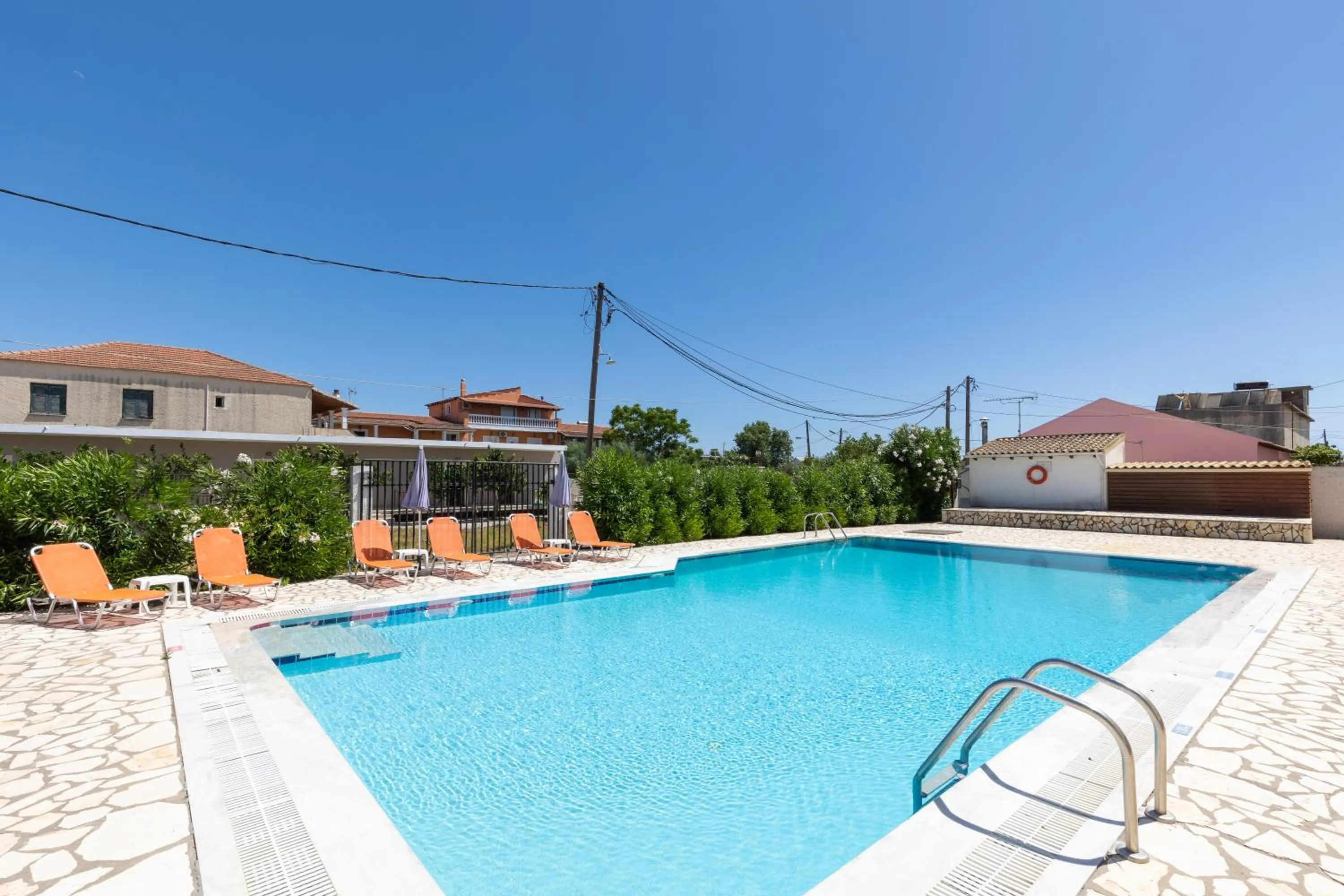 Swimming pool in Dora Pool Studios by Konnect,150m from the Beach