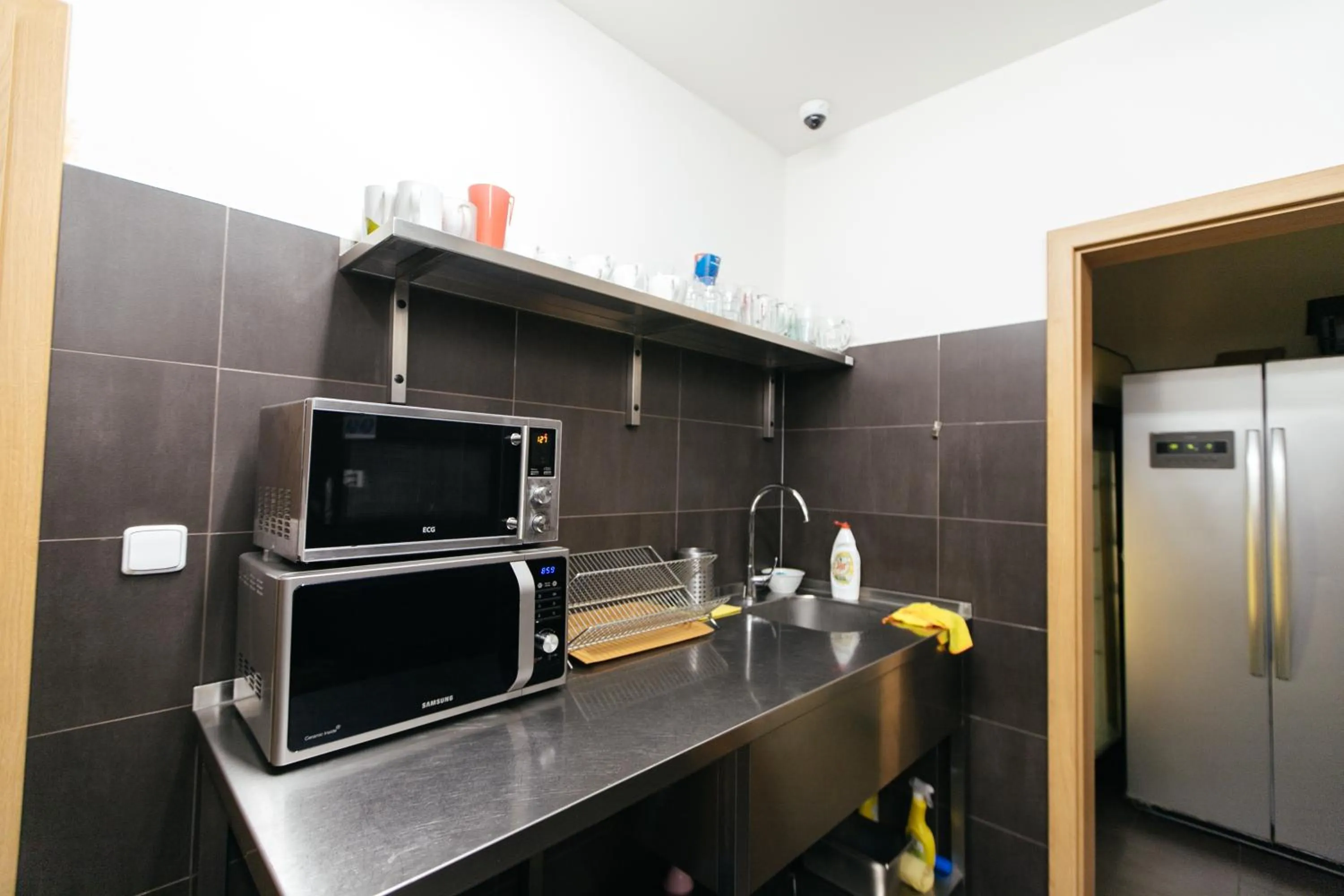 Kitchen or kitchenette in Hostel Mandarinka