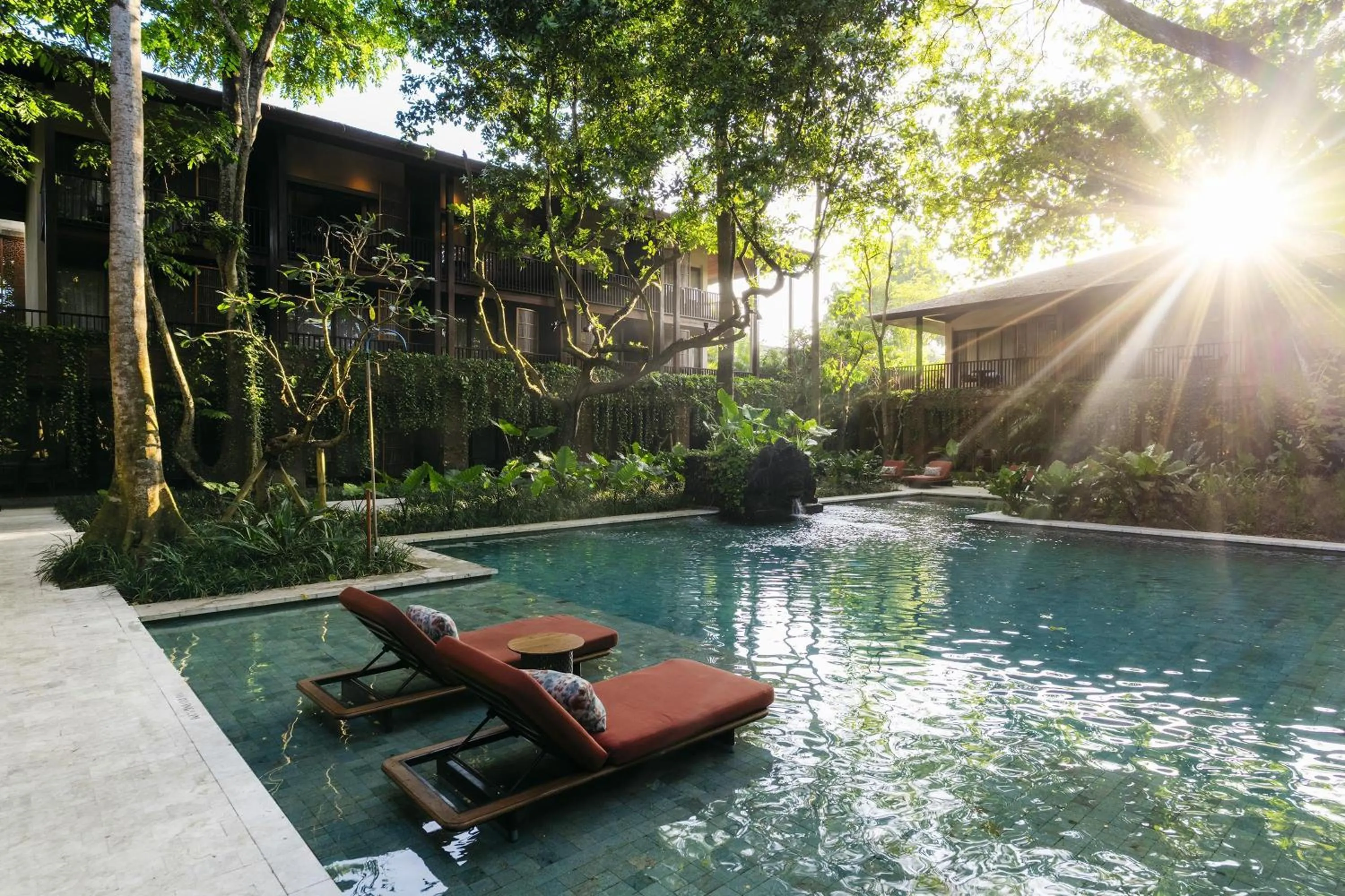 Swimming pool in Andaz Bali, By Hyatt