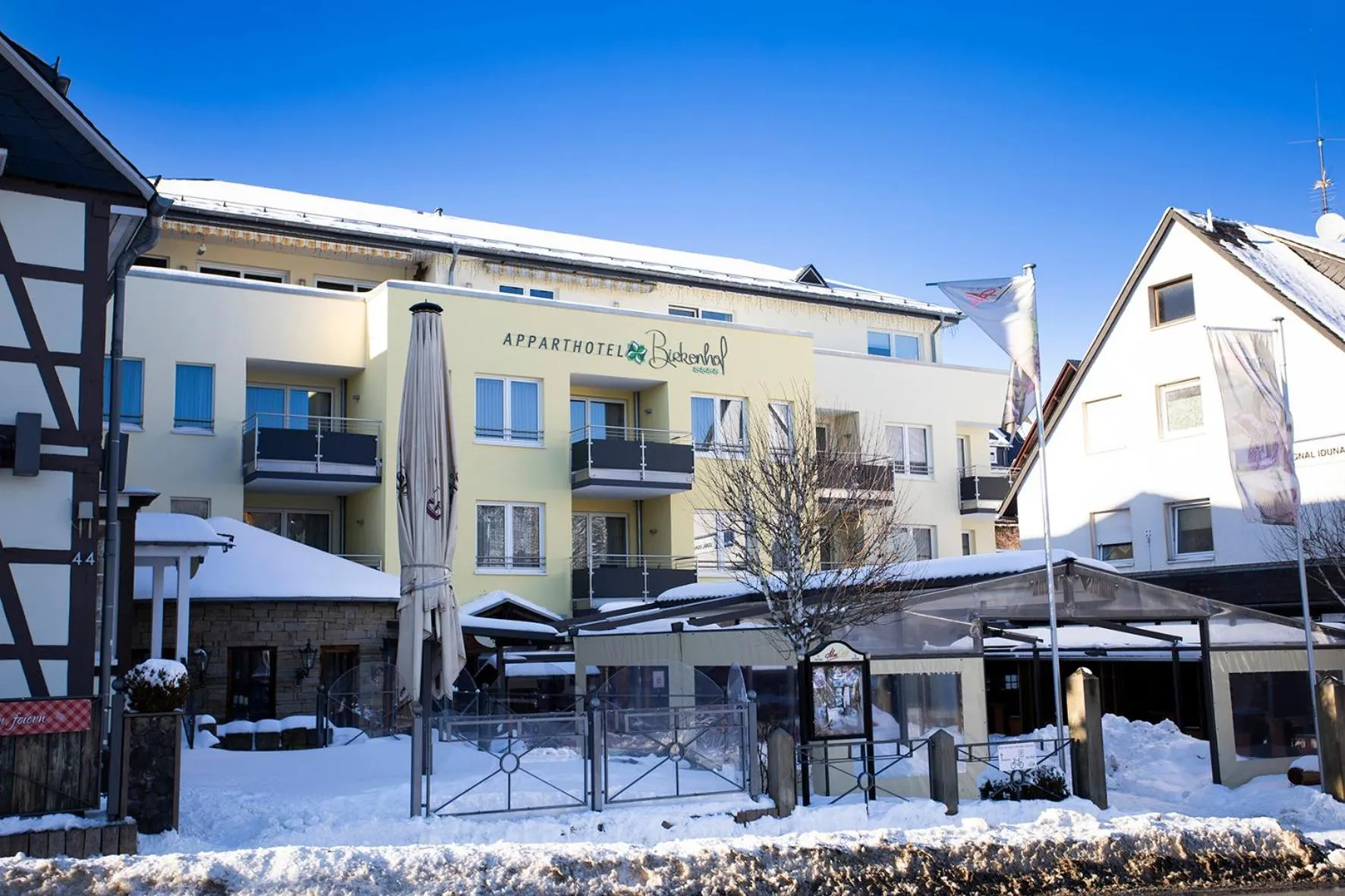 Winter in Alm Appartements ehemals Birkenhof