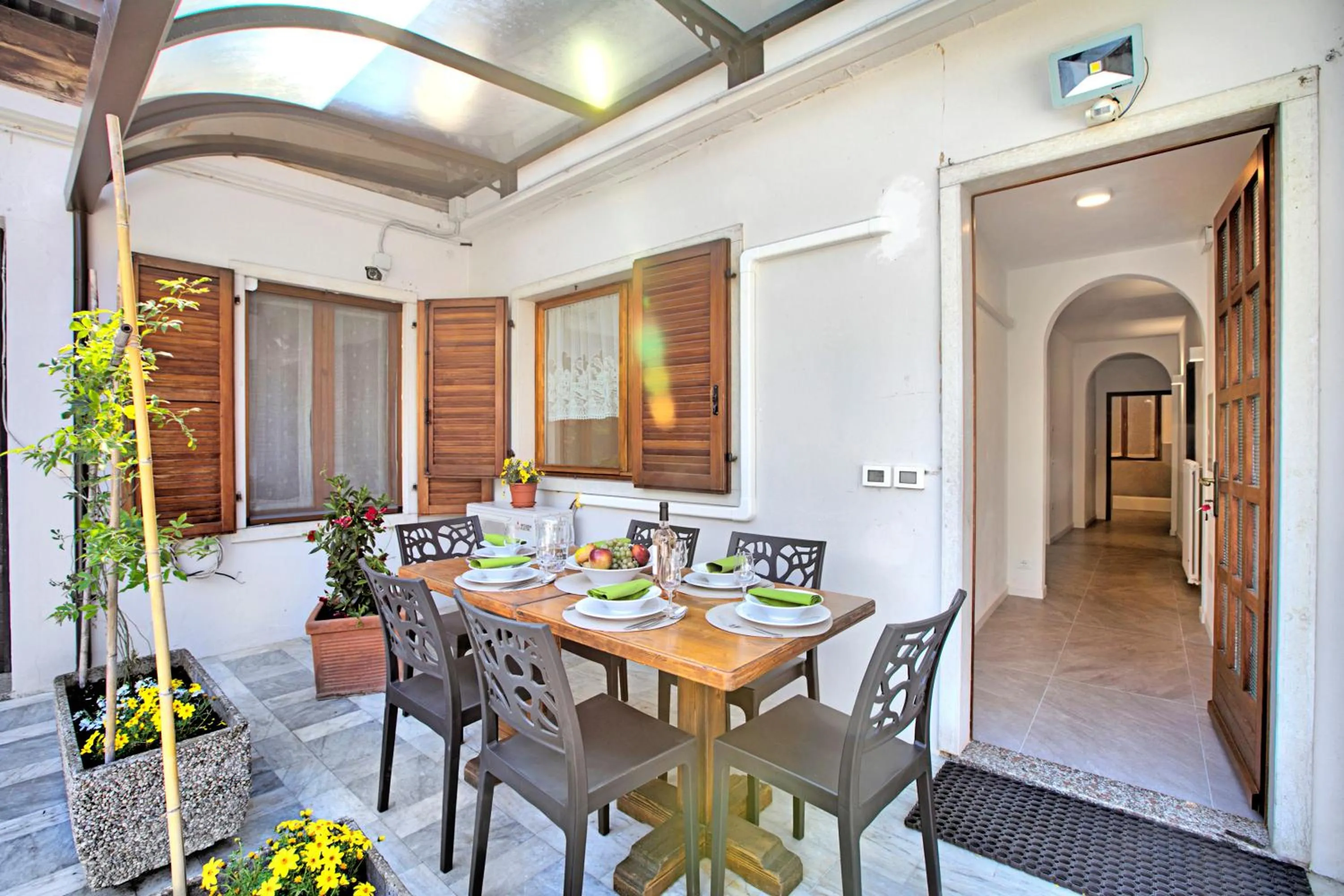 Dining area in Residenza al Ponte