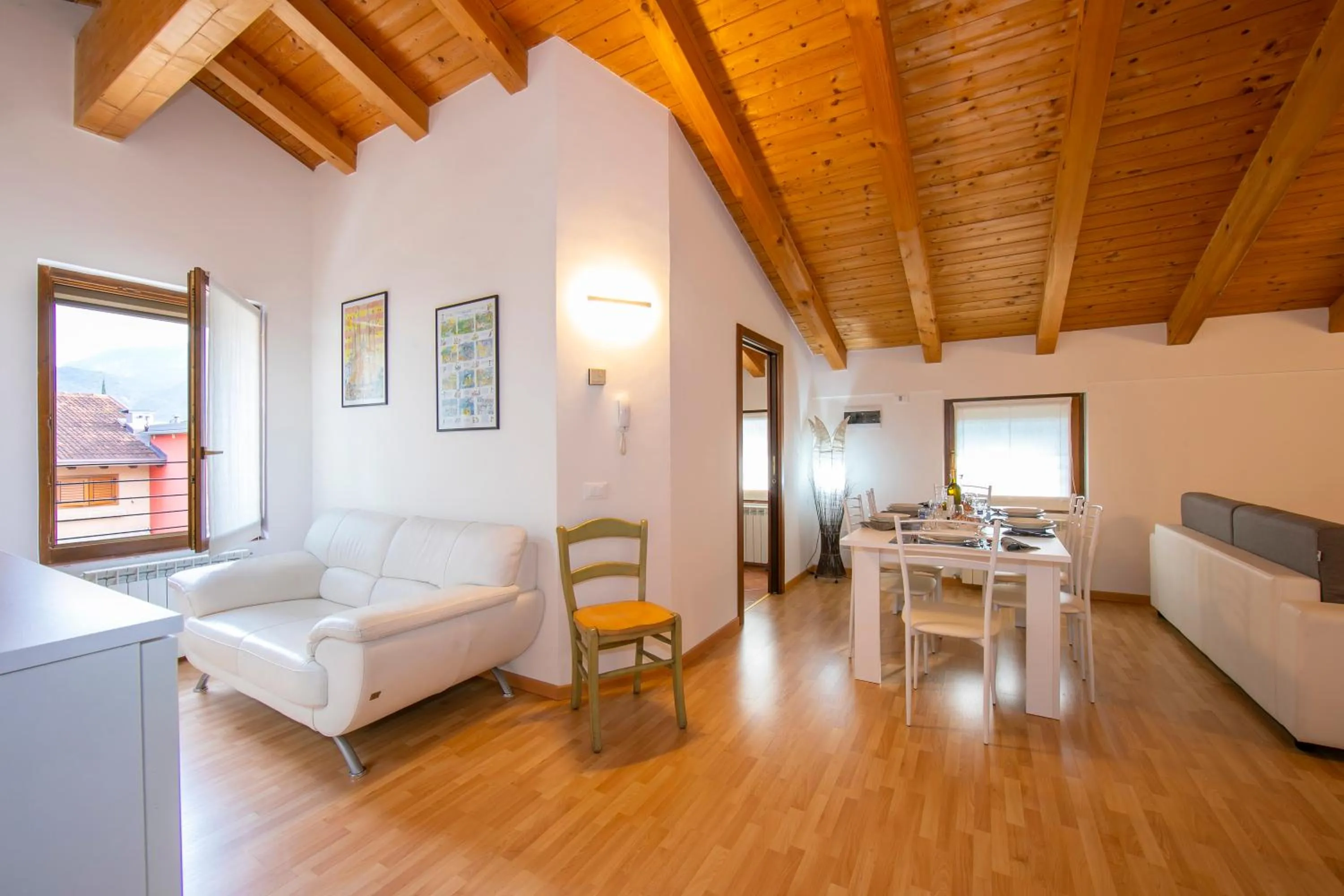 Living room, Bed in Residenza al Ponte