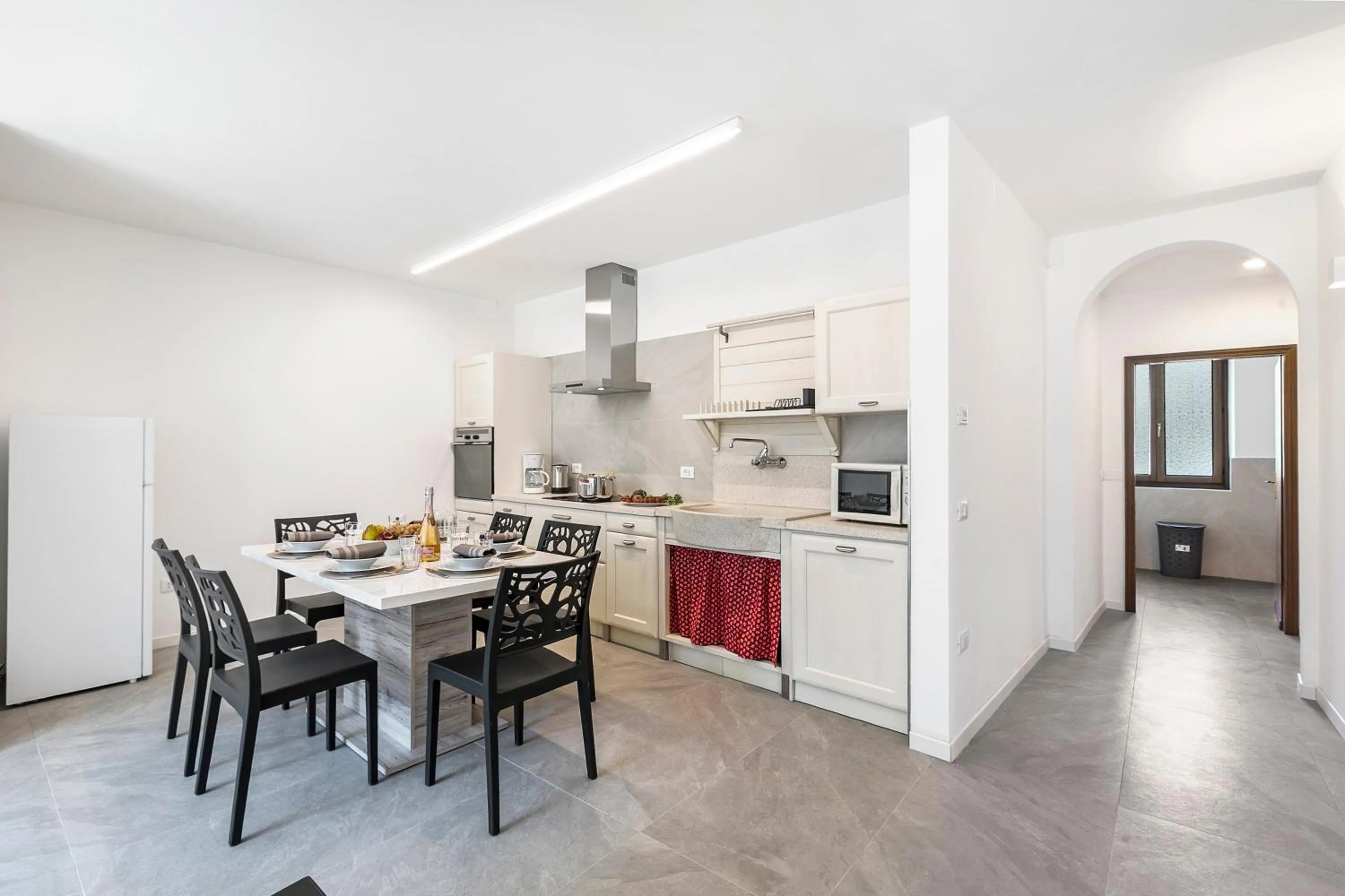 Kitchen or kitchenette in Residenza al Ponte