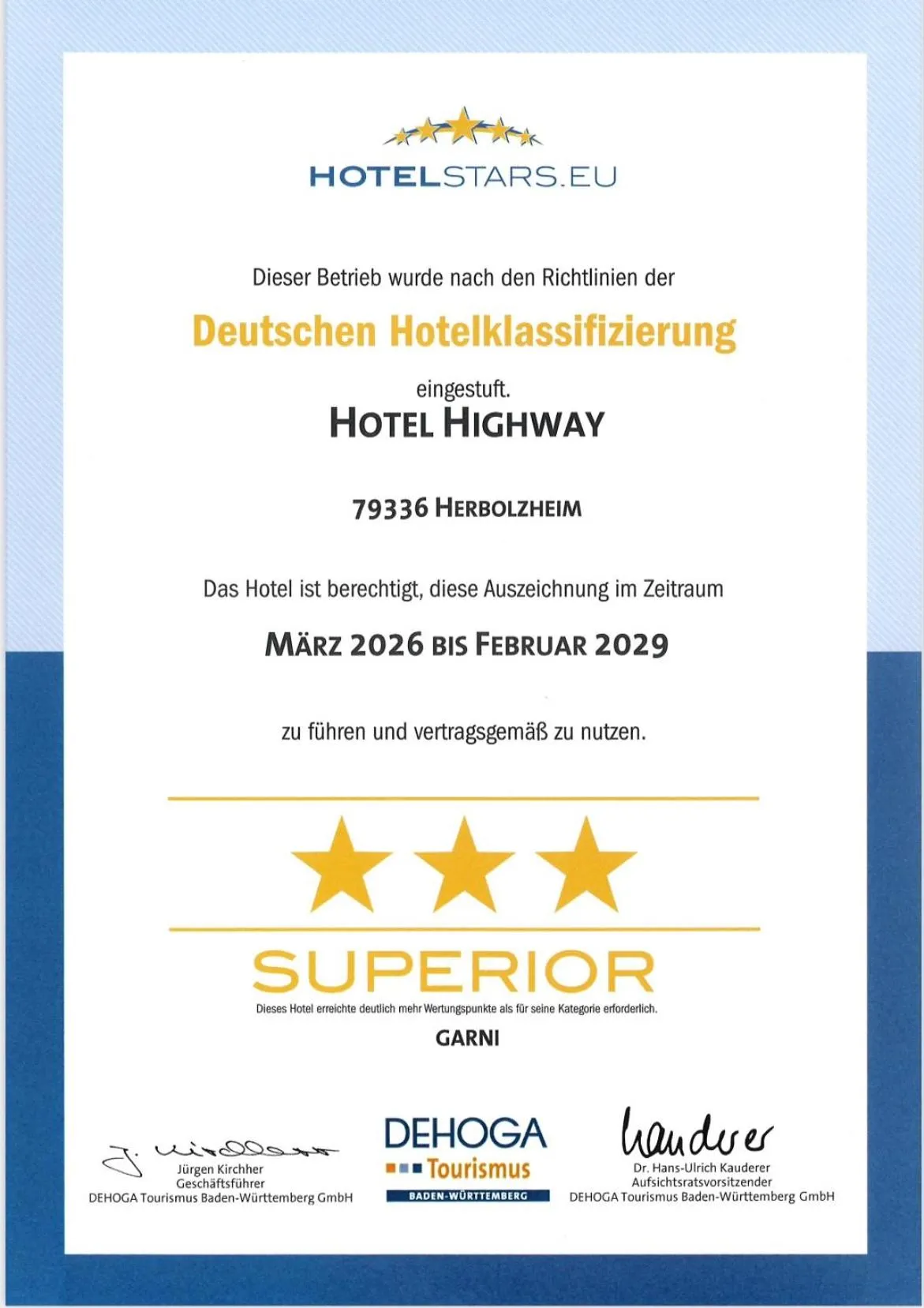 Property logo or sign in Highway Hotel