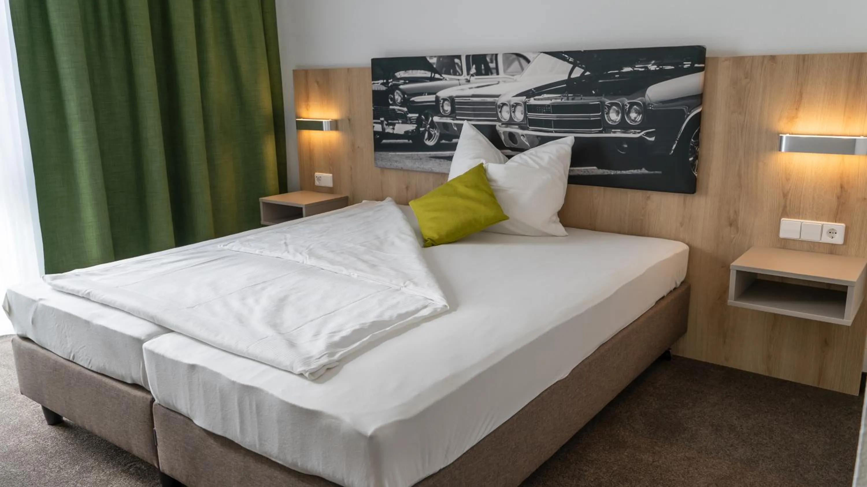 Bed in Highway Hotel