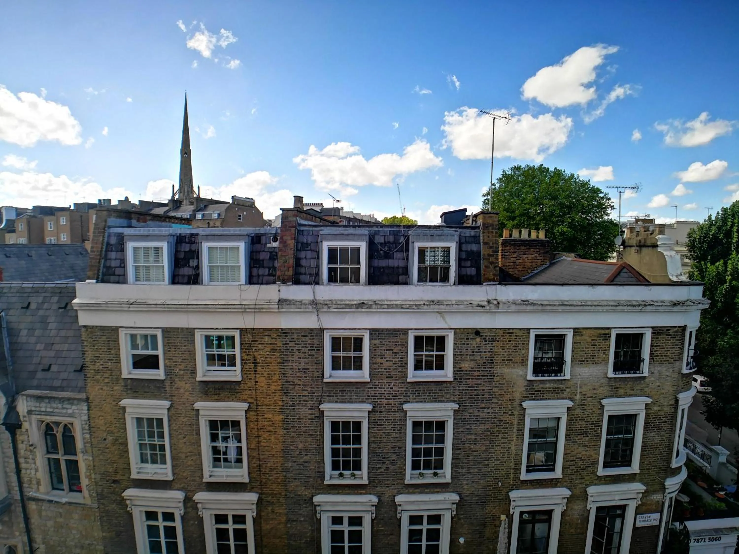 City view in Lancaster Hall Hotel