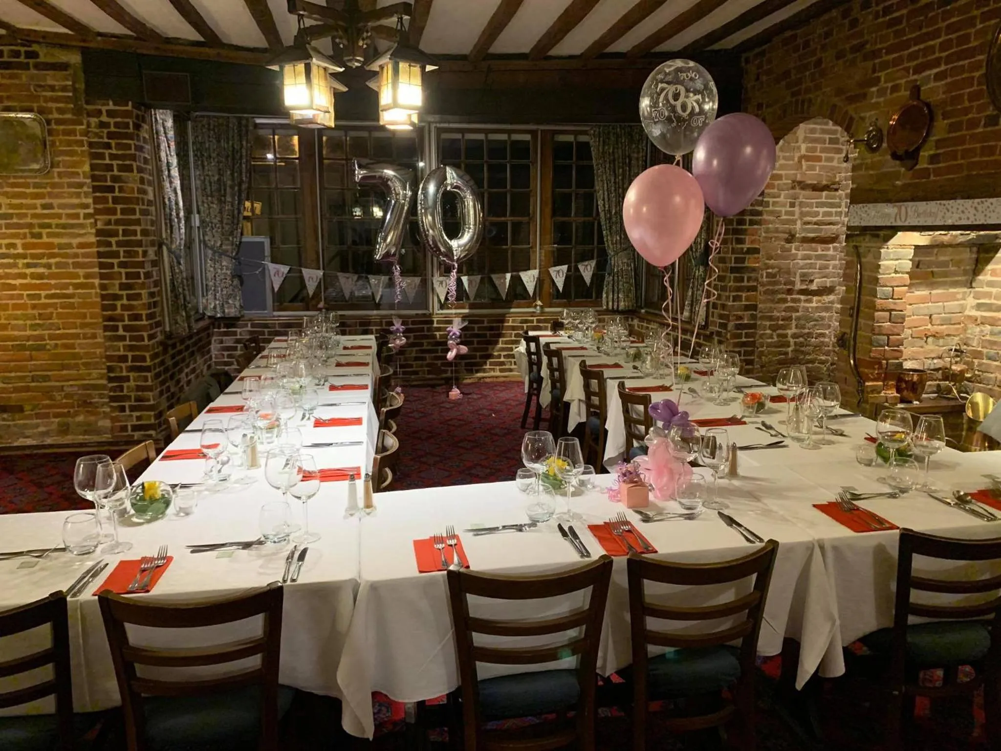Dining area in Ye Olde White Harte Hotel
