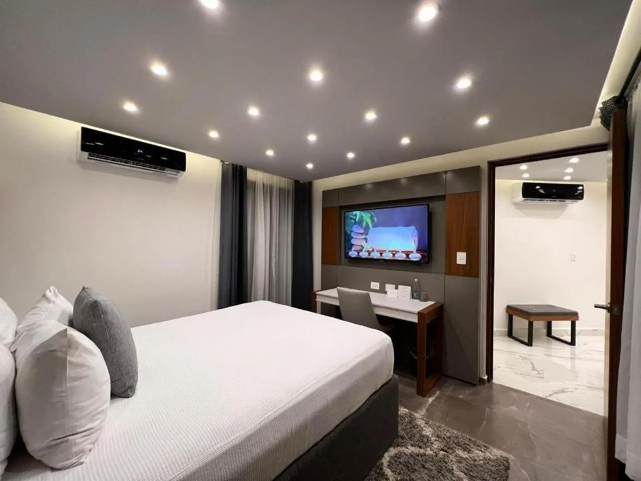 Bedroom in Seven Boutique Apartments Cancún