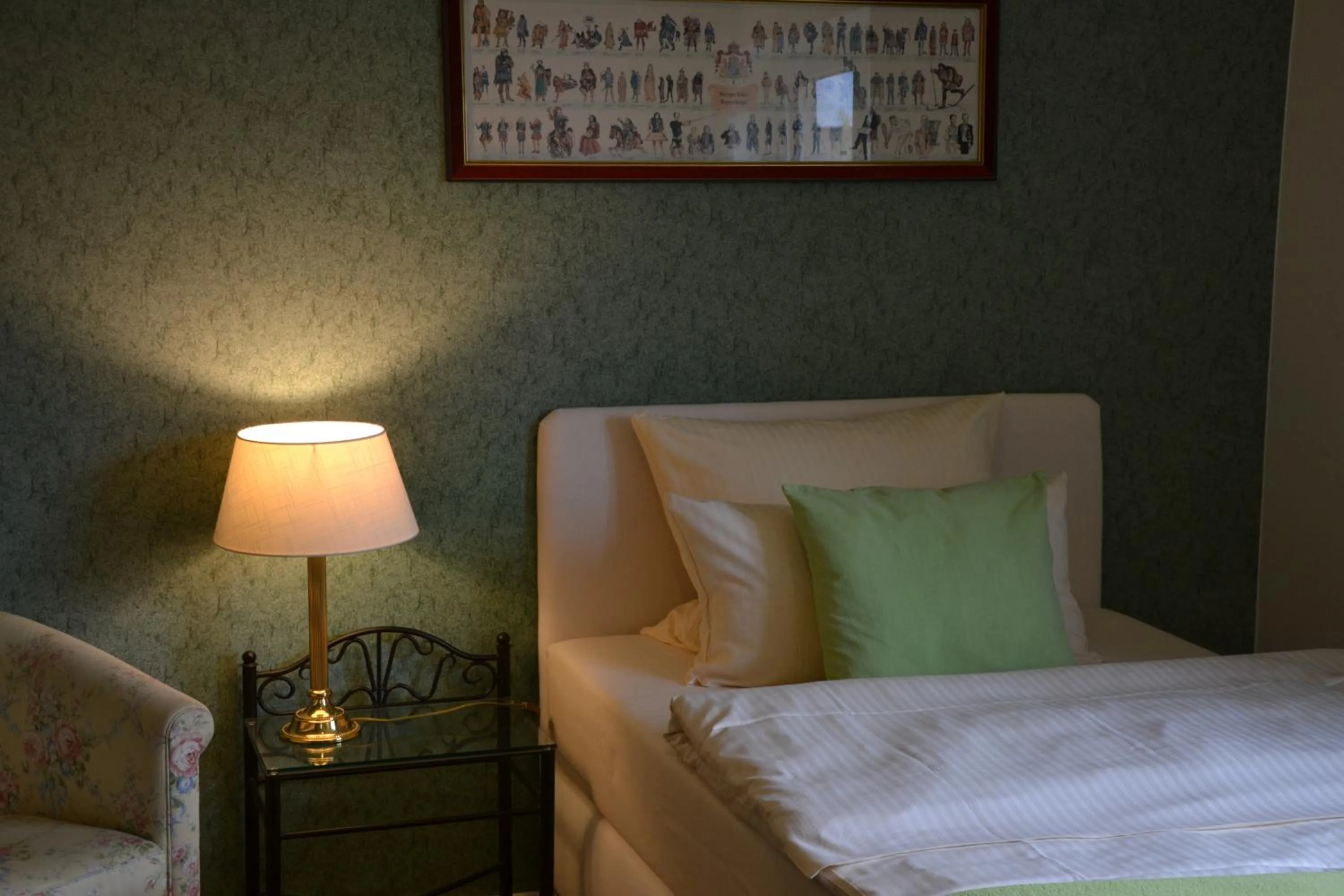 Bed in Christian Gartenhotel