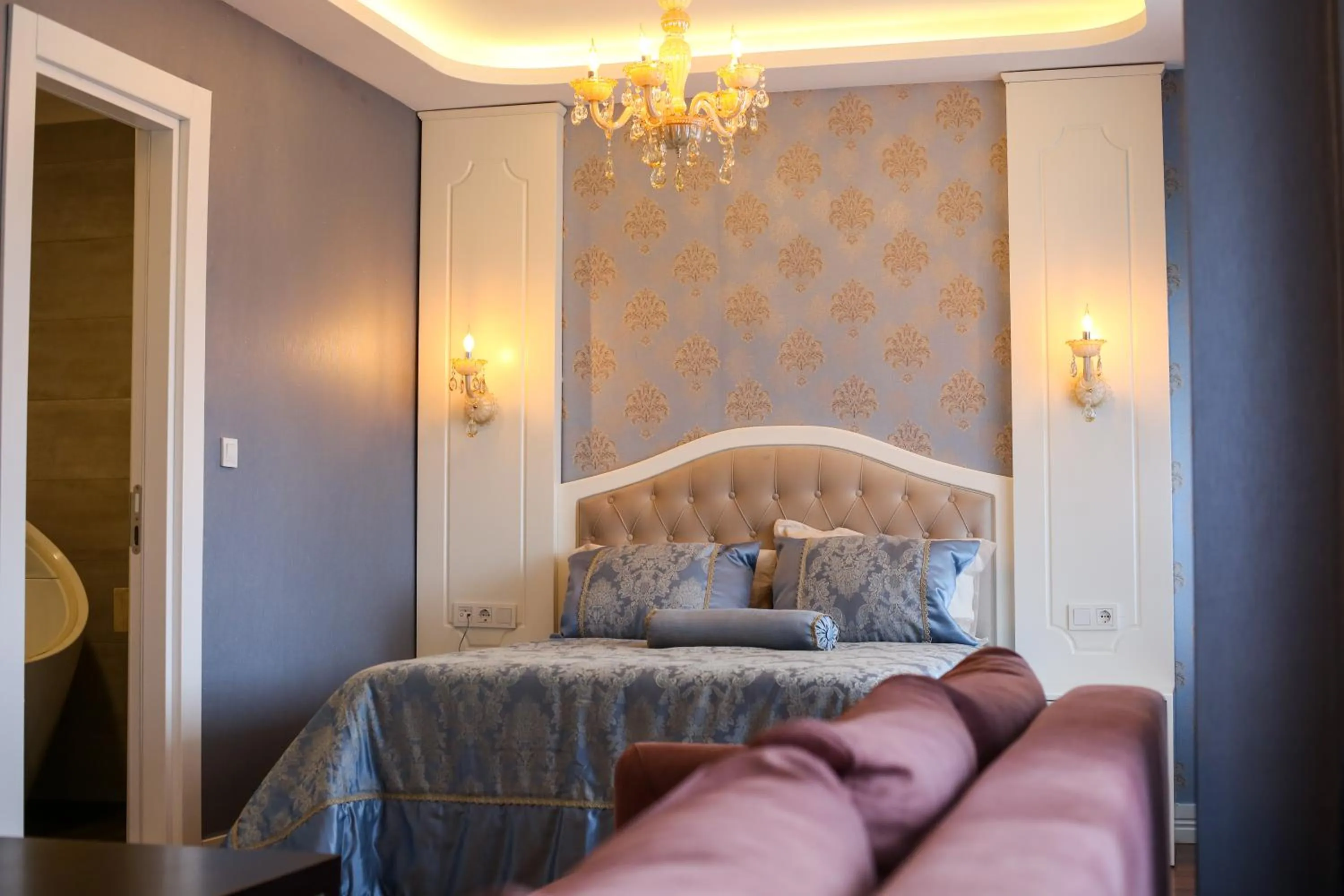Bed in Thermal Saray Hotel & Yalova