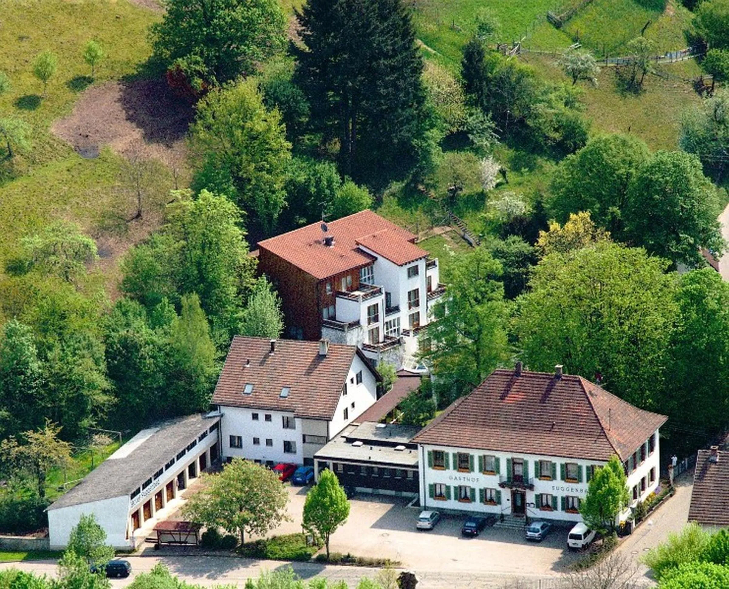 Bird's eye view in Hotel Suggenbad