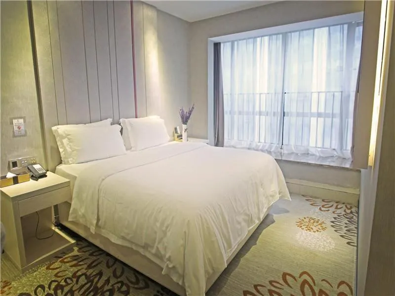 Bed in Lavande Hotel Guiyang Flower Orchard Fortune Plaza