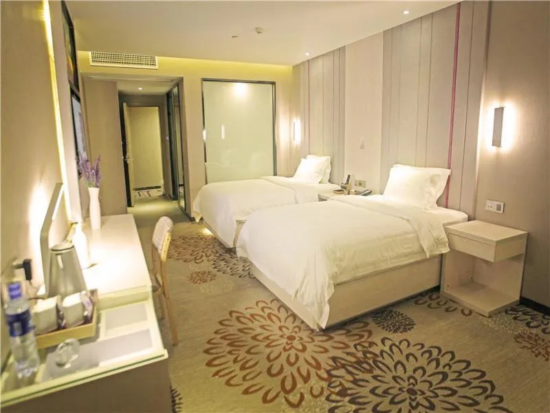 Bed in Lavande Hotel Guiyang Flower Orchard Fortune Plaza