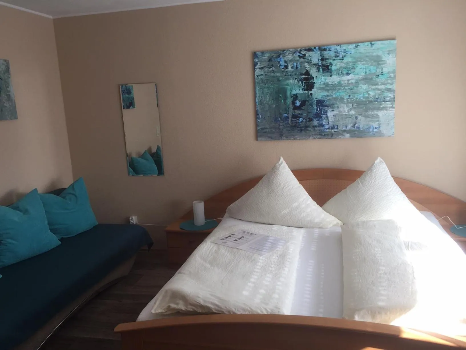 Photo of the whole room, Bed in Landhaus Am Forst