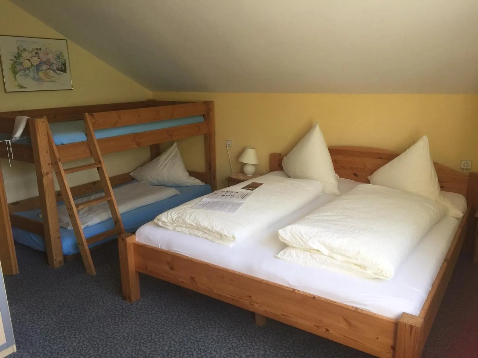 bunk bed, Bed in Landhaus Am Forst
