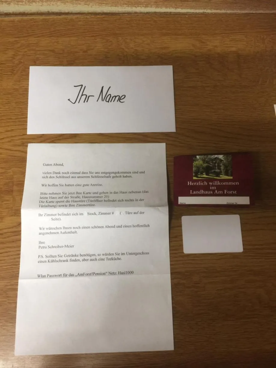 Facade/entrance in Landhaus Am Forst