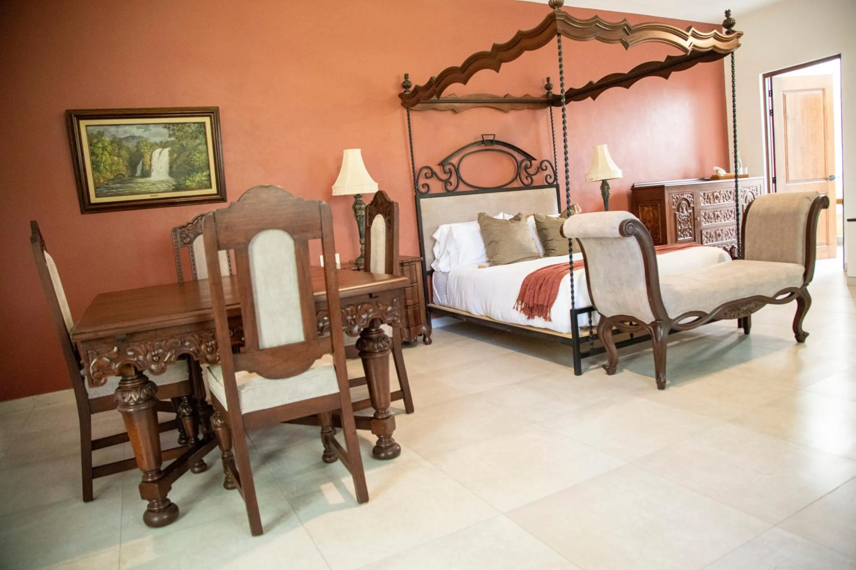 Bed in Hotel Boutique Rancho San Juan Teotihuacan