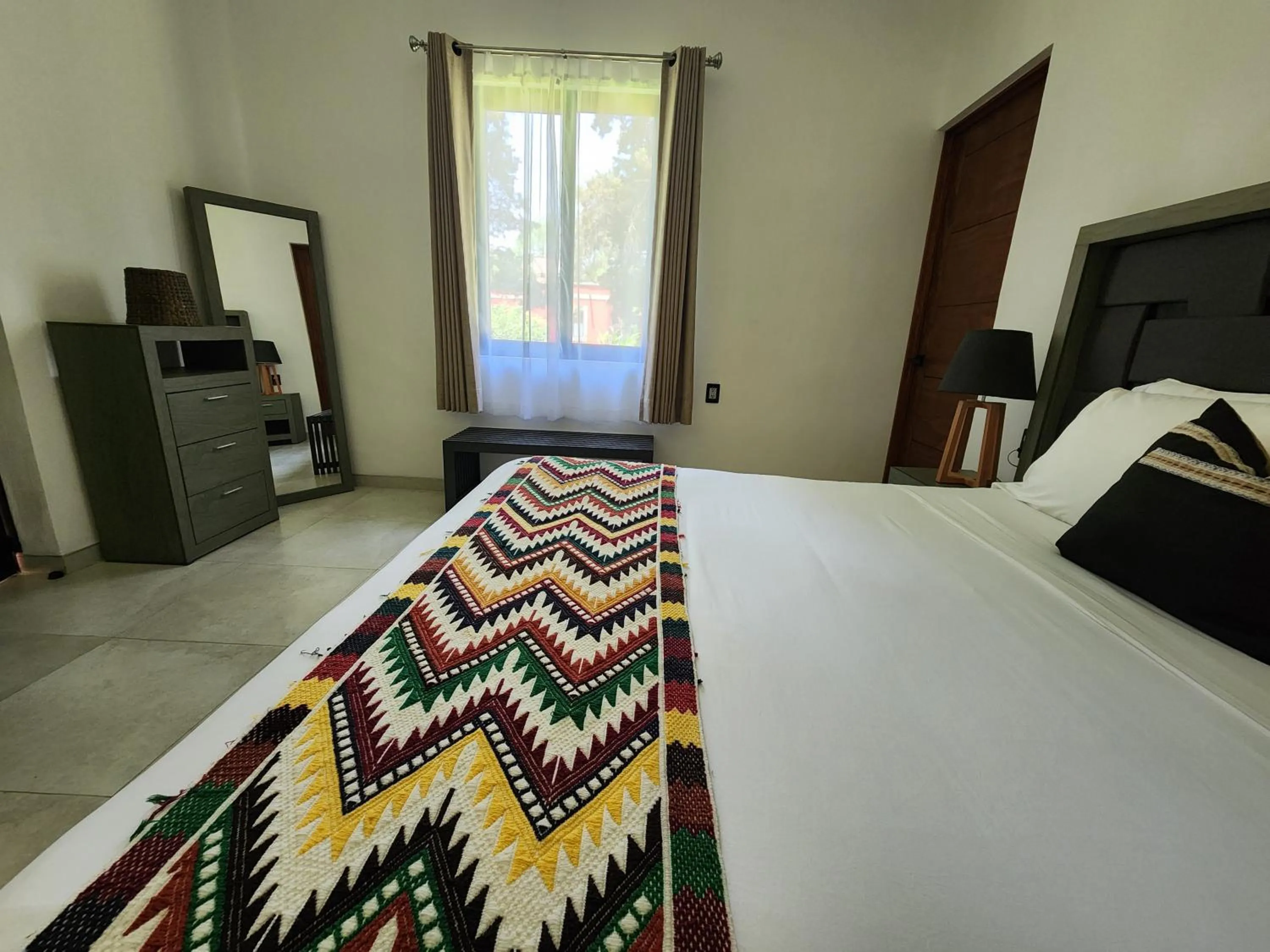 Bed in Hotel Boutique Rancho San Juan Teotihuacan