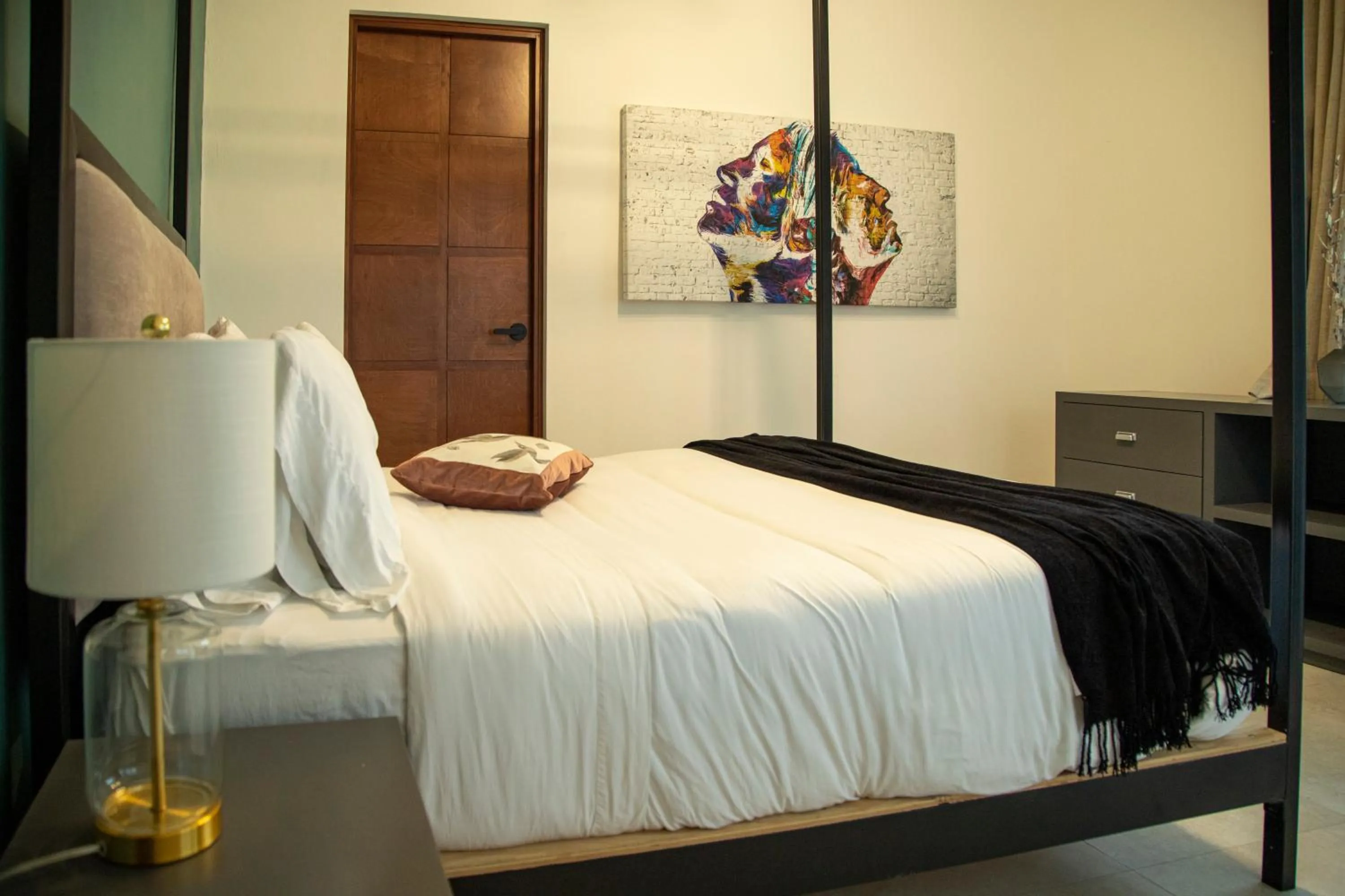 Bed in Hotel Boutique Rancho San Juan Teotihuacan