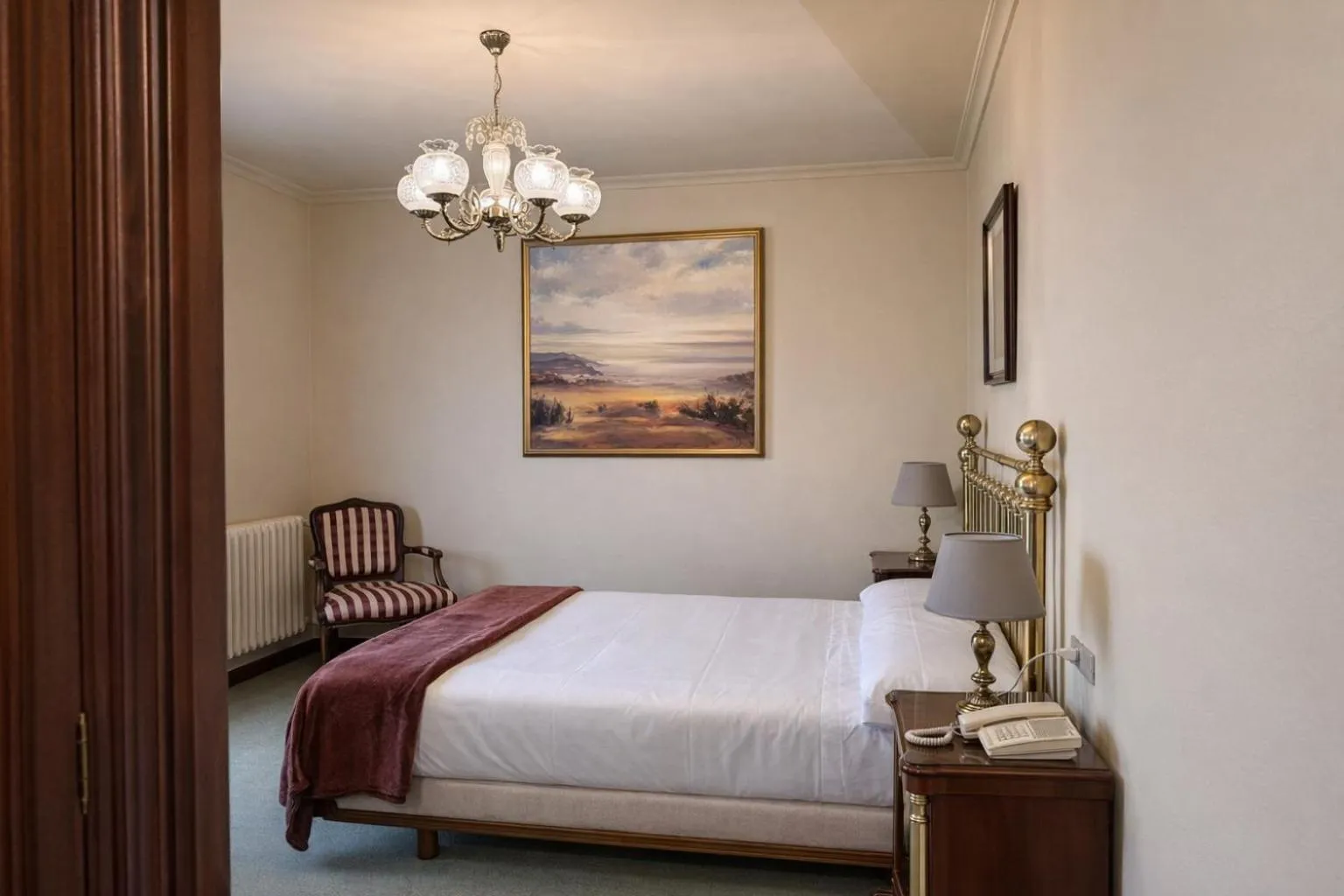 Bed in Hotel San Rosendo