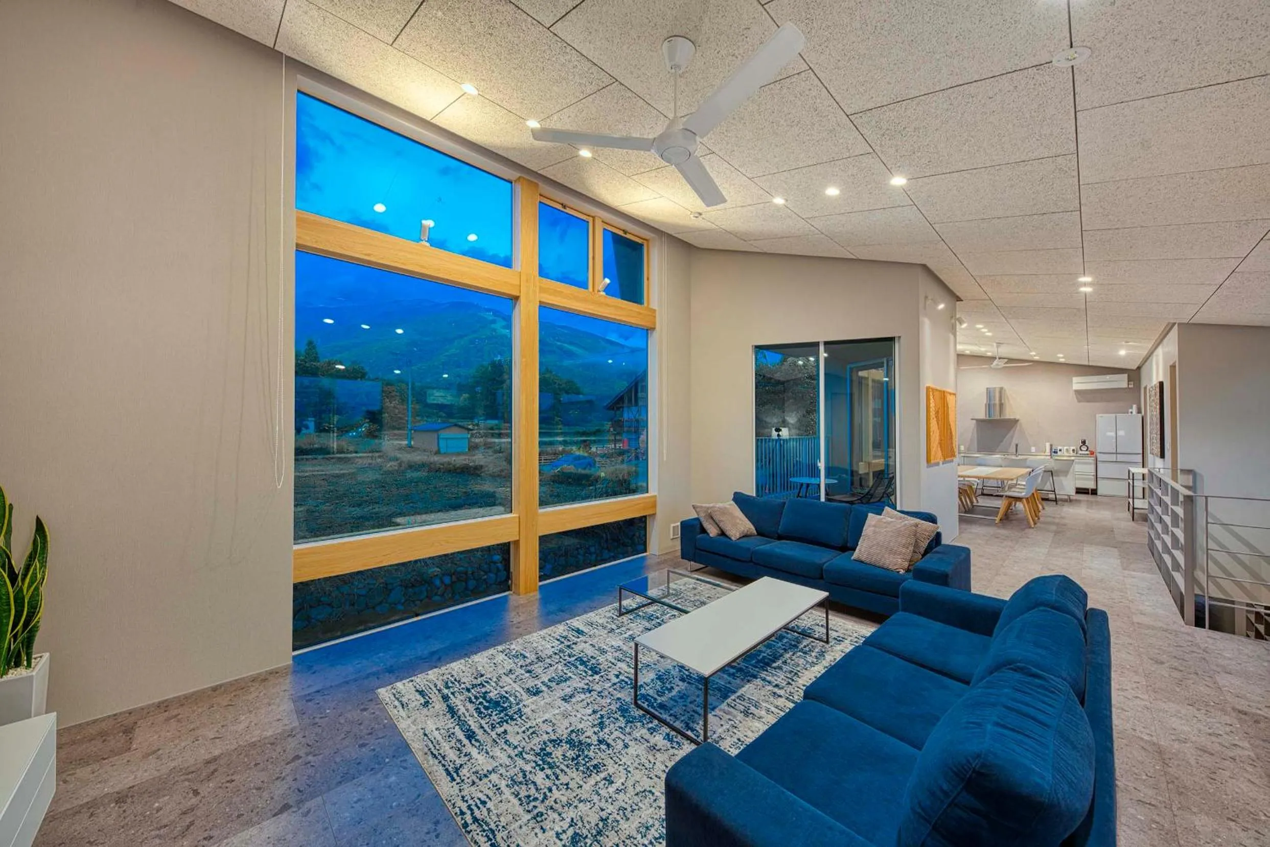 Seating area in Echo Rocks by The Hakuba Collection