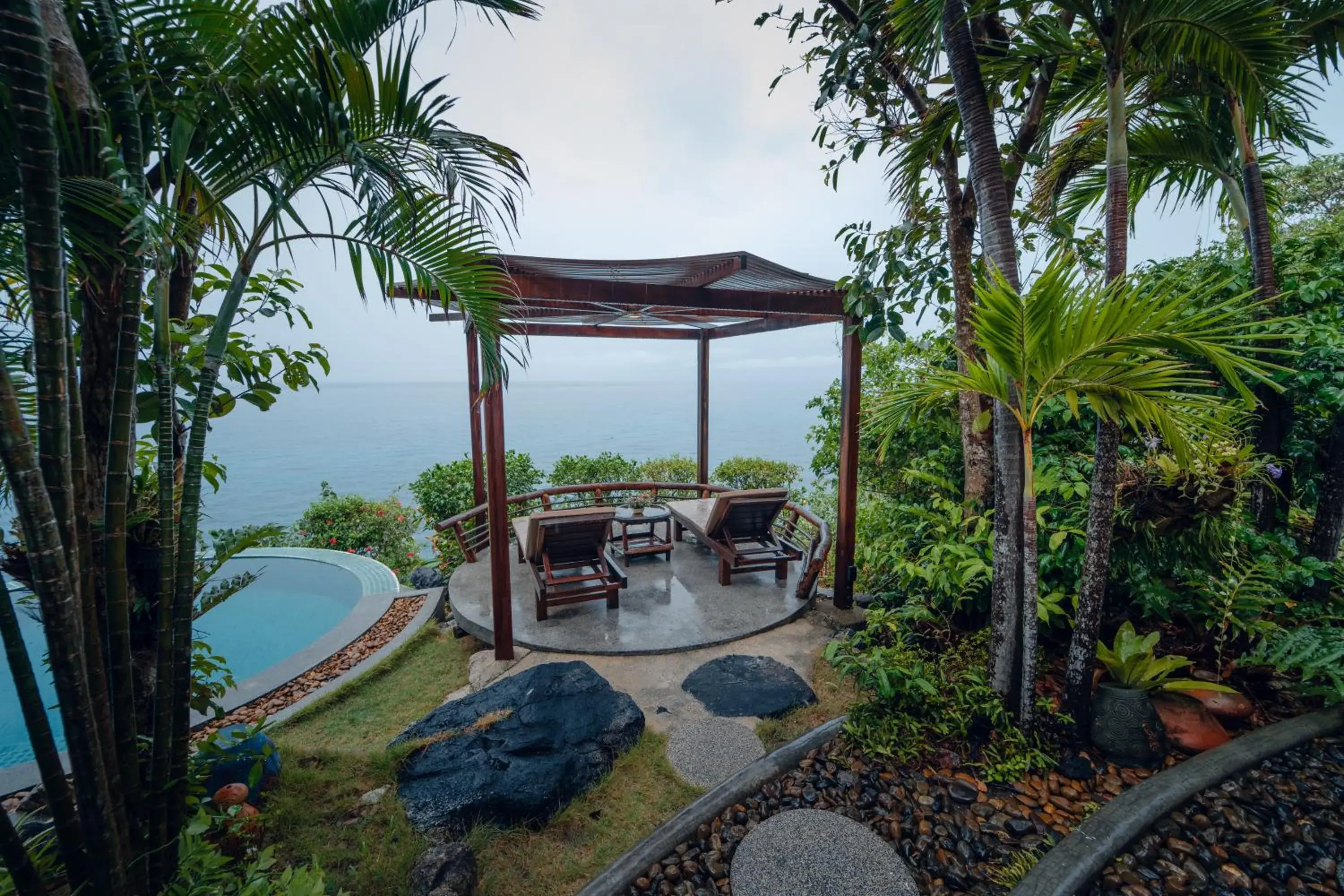 Patio in View Point Resort Patio in View Point Resort