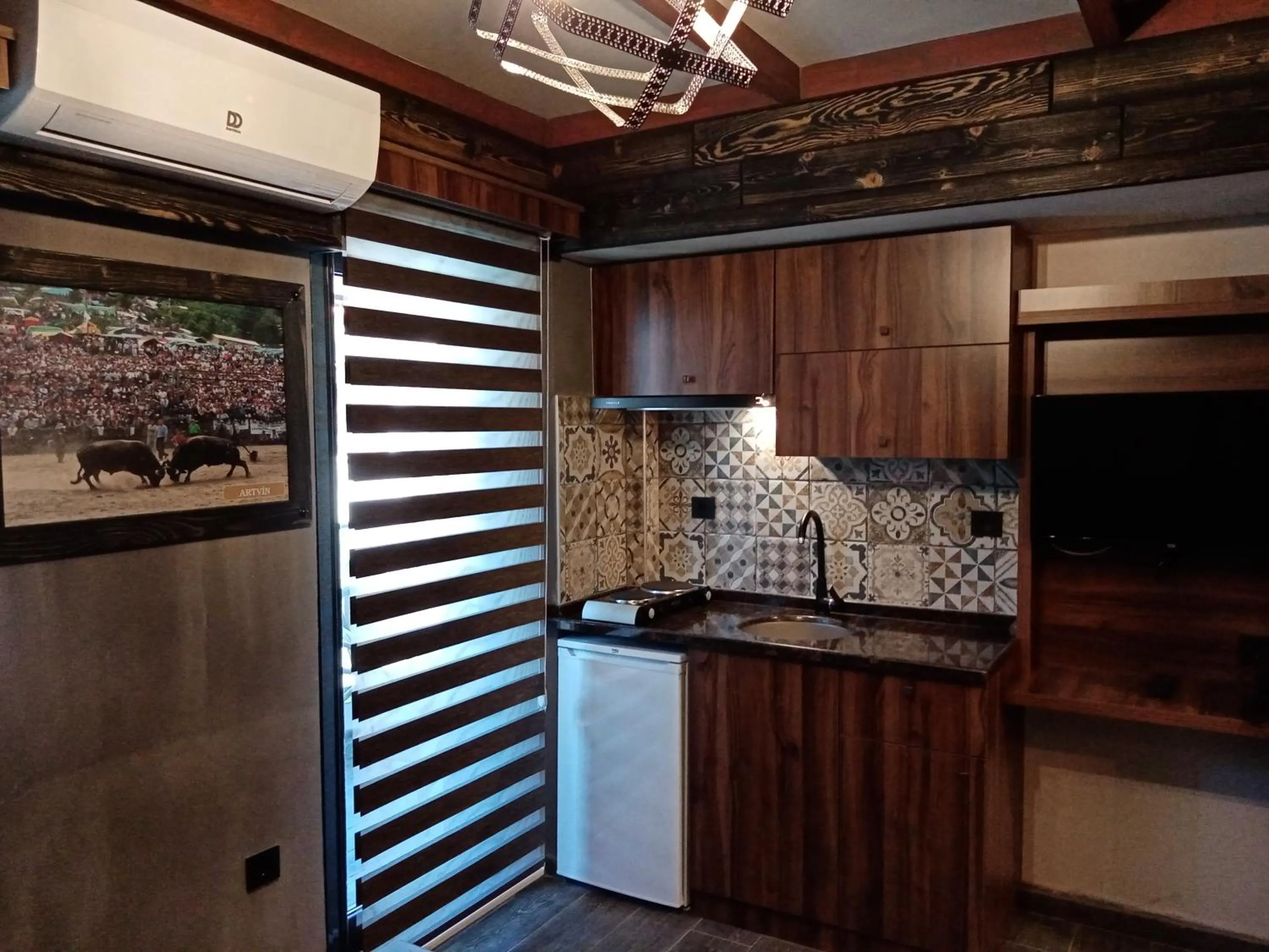 Kitchen or kitchenette in SARIGERME NEW GATE HOTEL