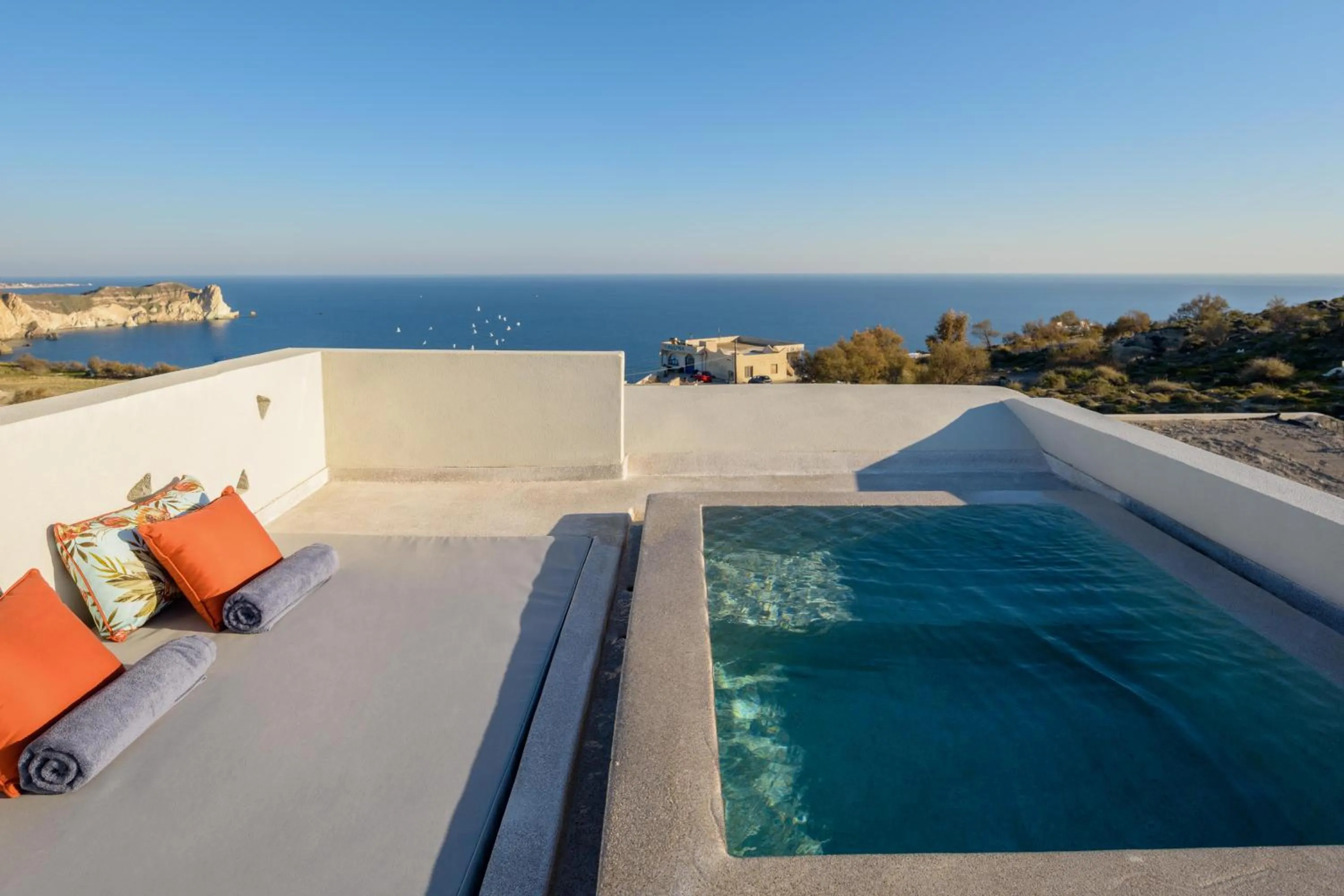 Patio in Potnia Theron Suites