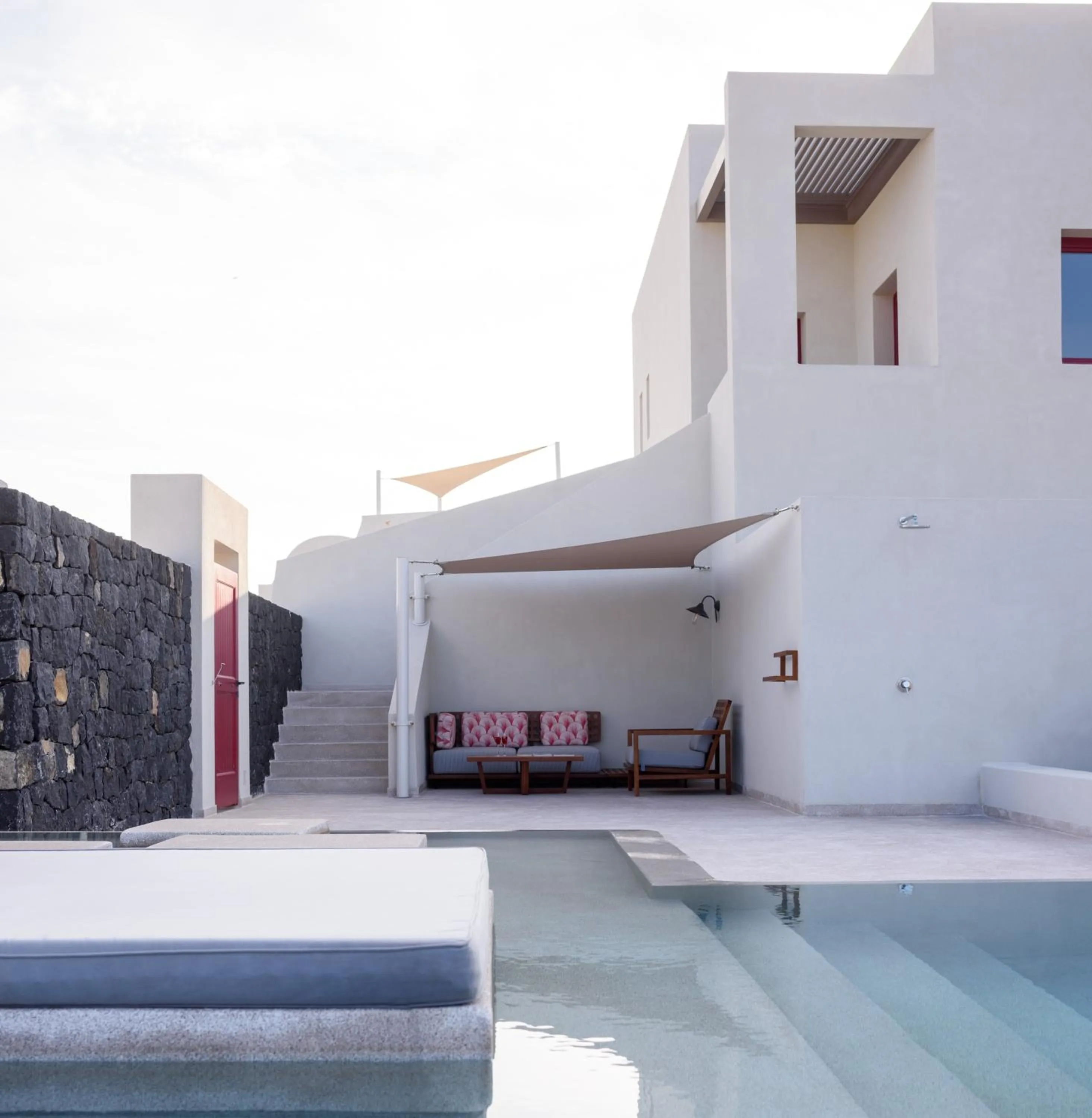 Patio in Potnia Theron Suites