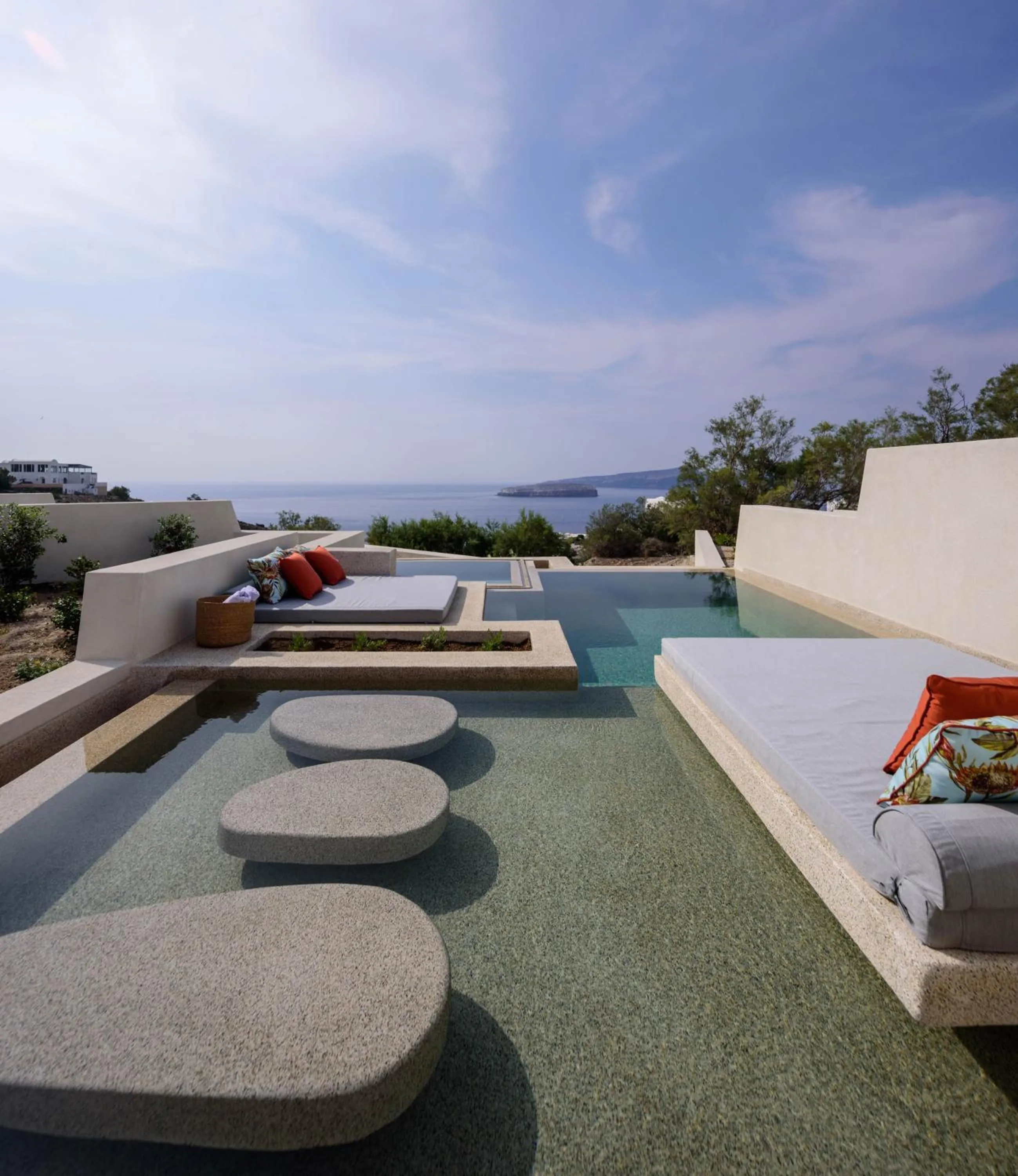 Patio in Potnia Theron Suites