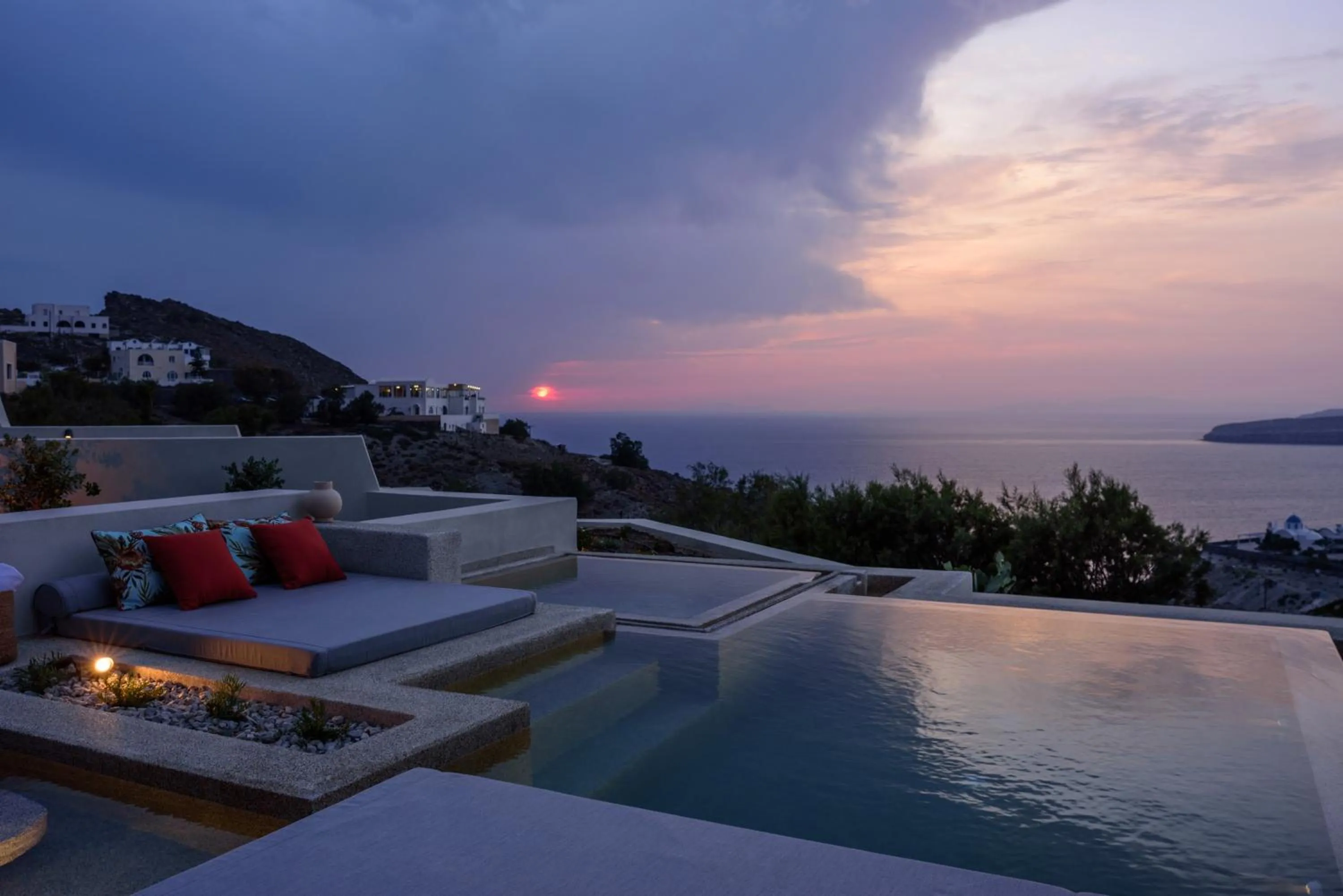 Patio in Potnia Theron Suites