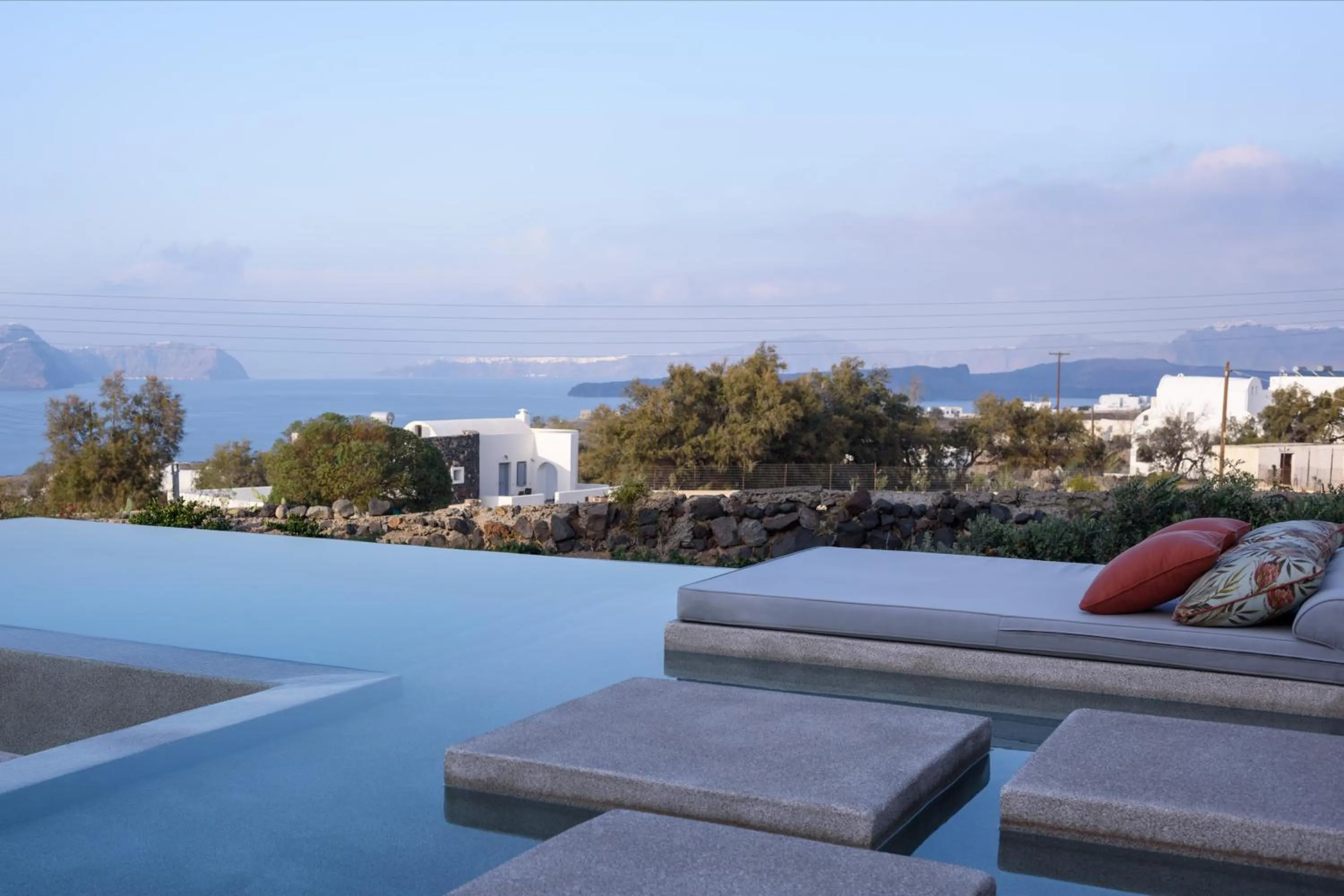 Patio in Potnia Theron Suites