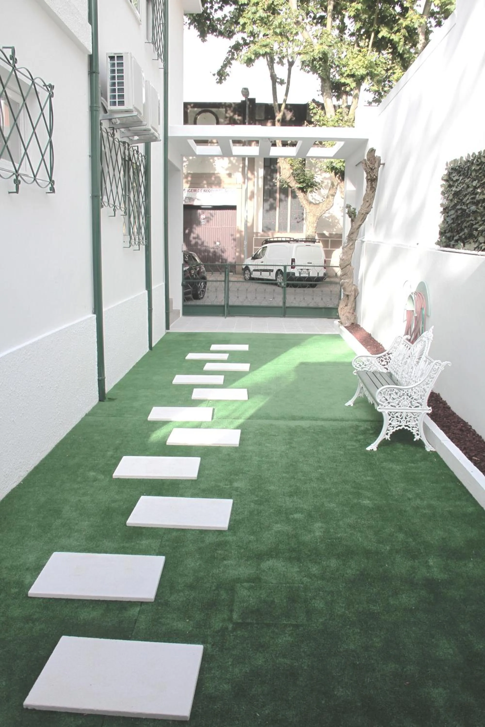 Patio in Genius Loci Guesthouse