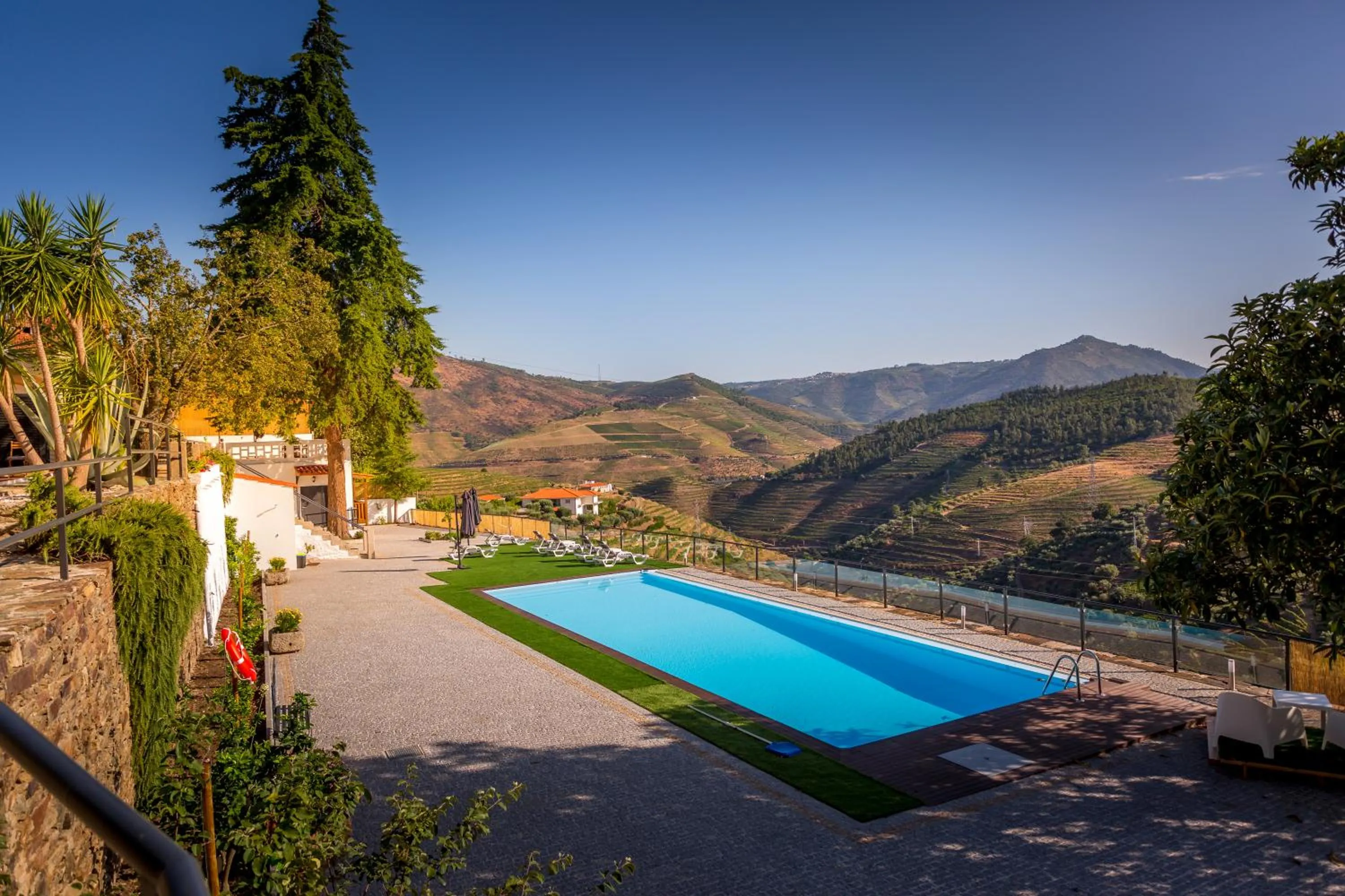 Pool view in Quinta da Portela Douro
