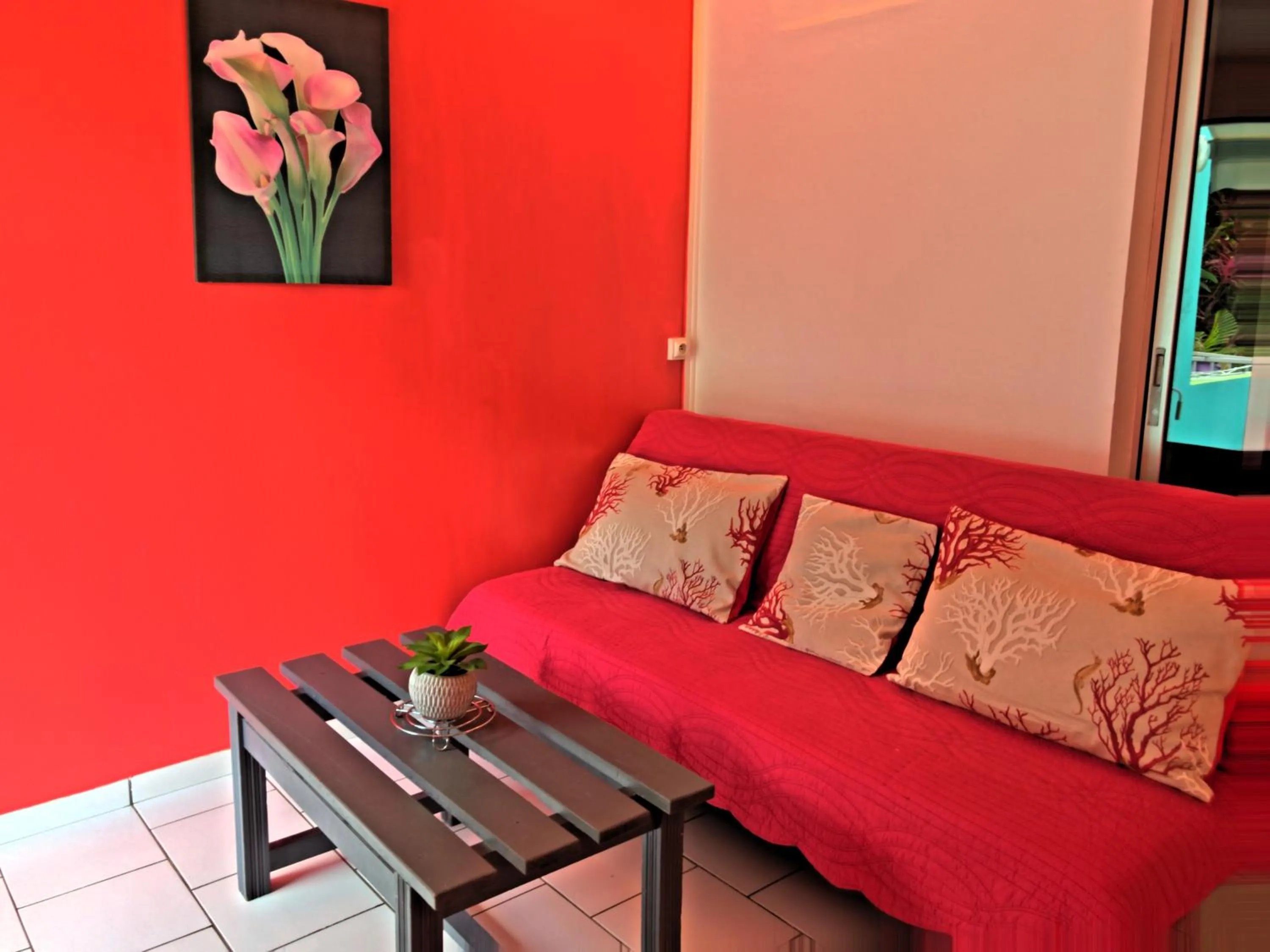 Living room in Résidence Paradis Tropical