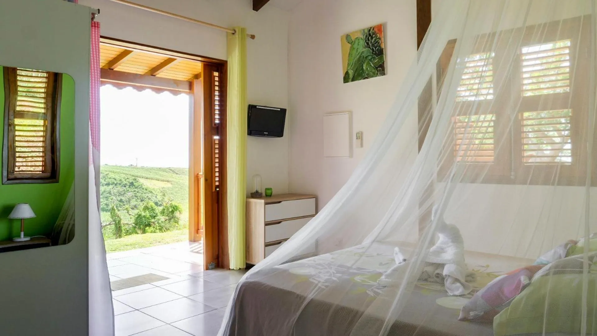 Bedroom, Bed in Résidence Paradis Tropical