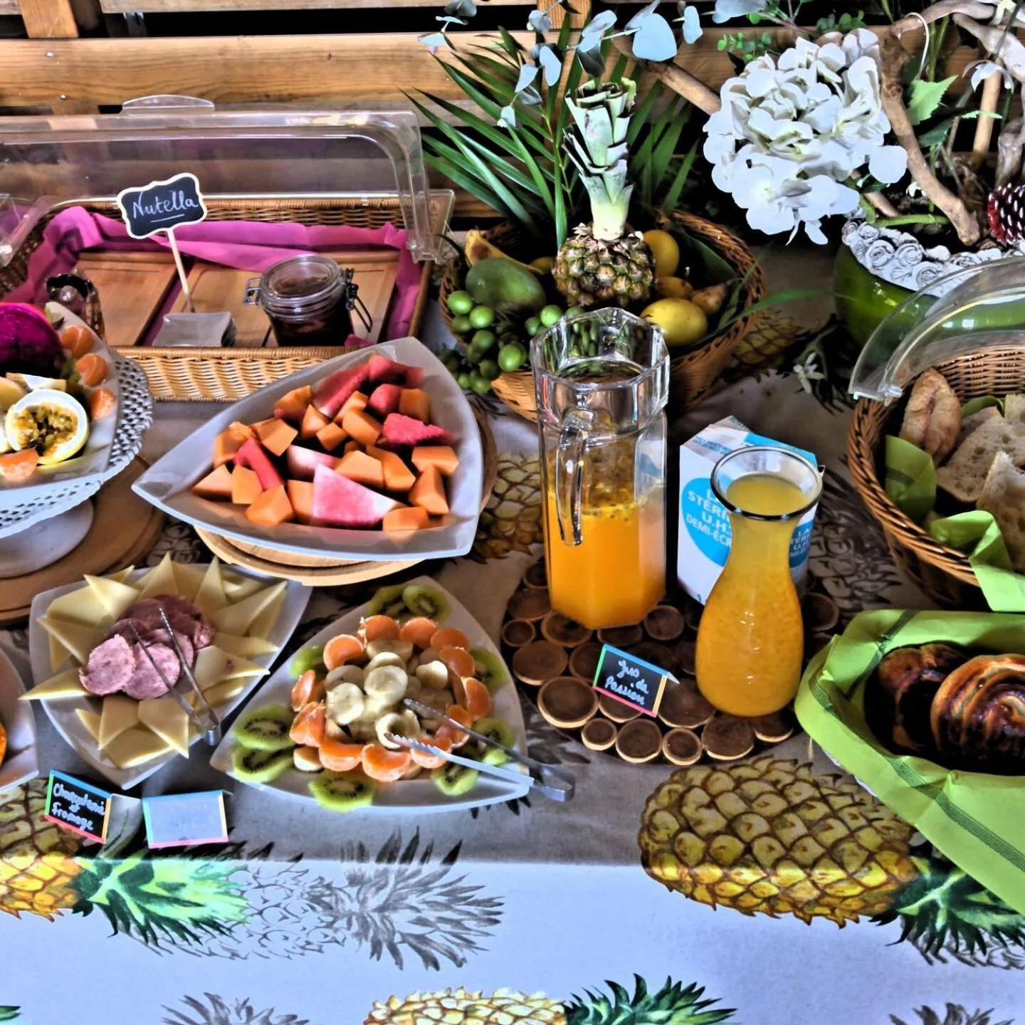 Food and drinks in Résidence Paradis Tropical