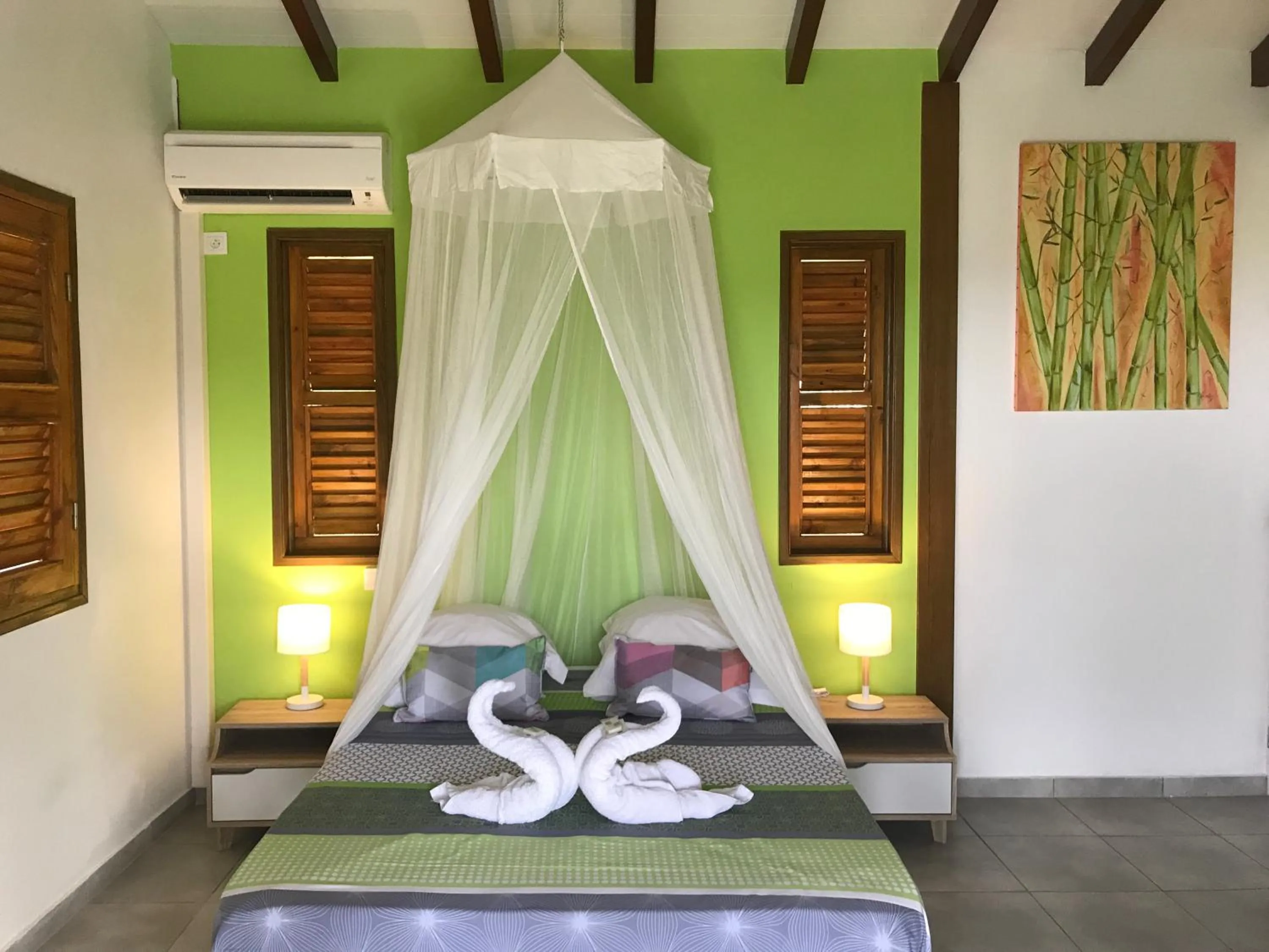 Bedroom, Bed in Résidence Paradis Tropical