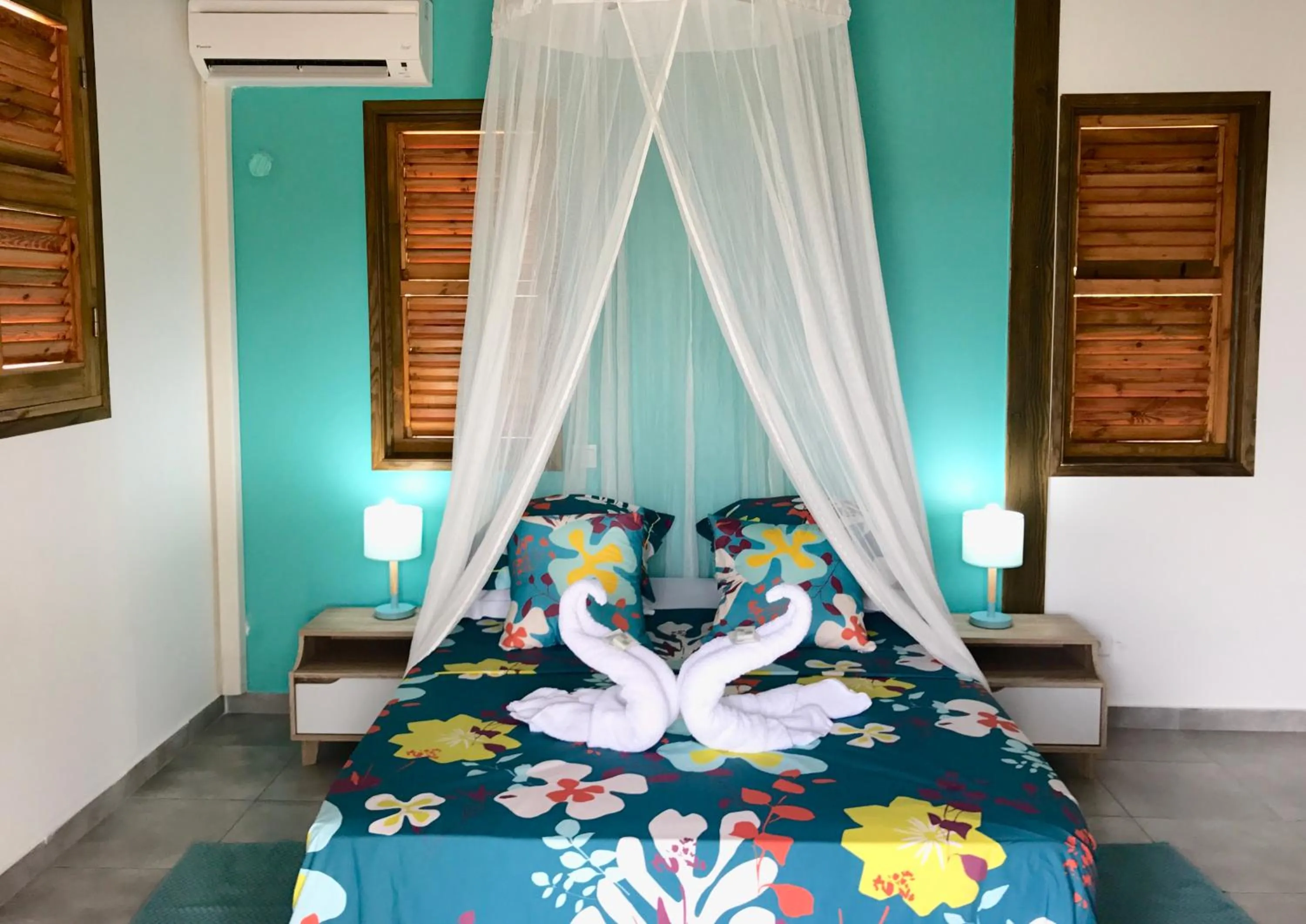 Bedroom, Bed in Résidence Paradis Tropical