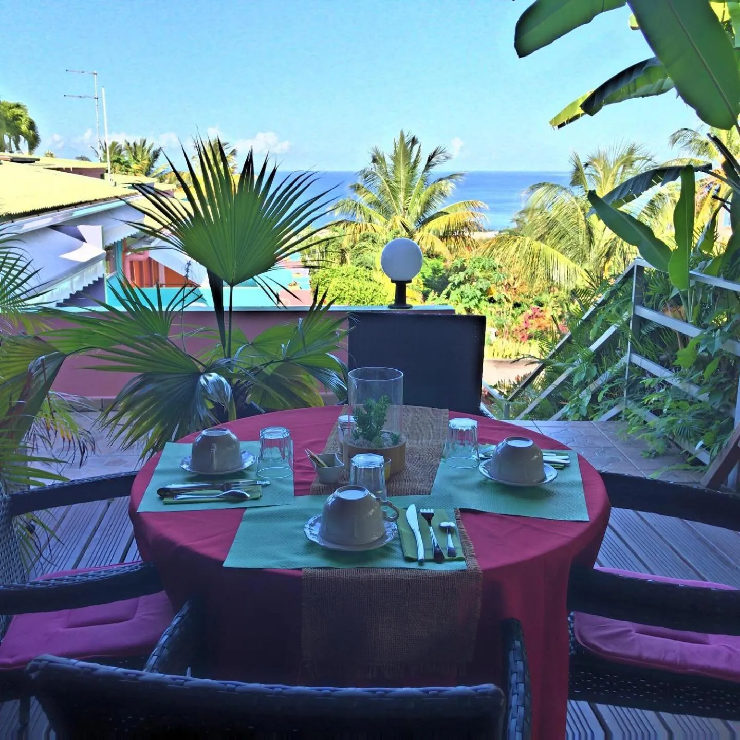 Patio in Résidence Paradis Tropical