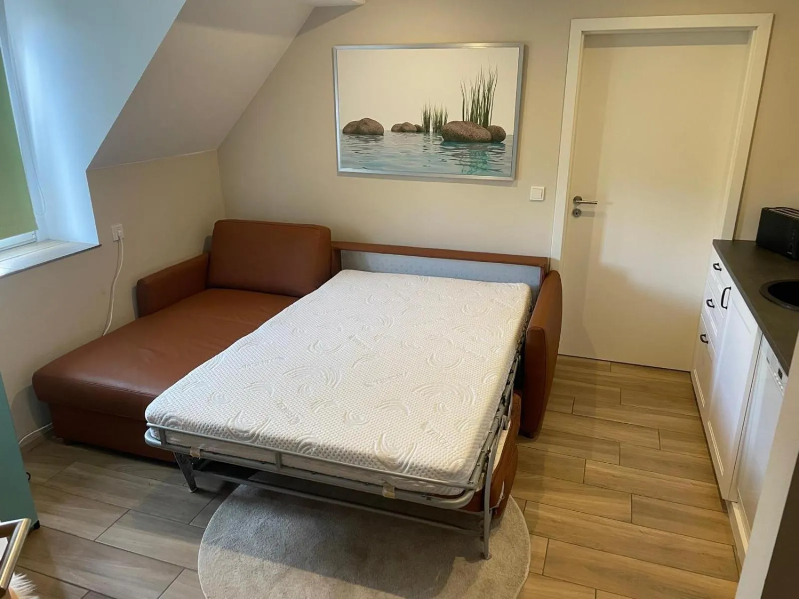 Living room, Bed in WohnRaum Gäste- & Boardinghaus